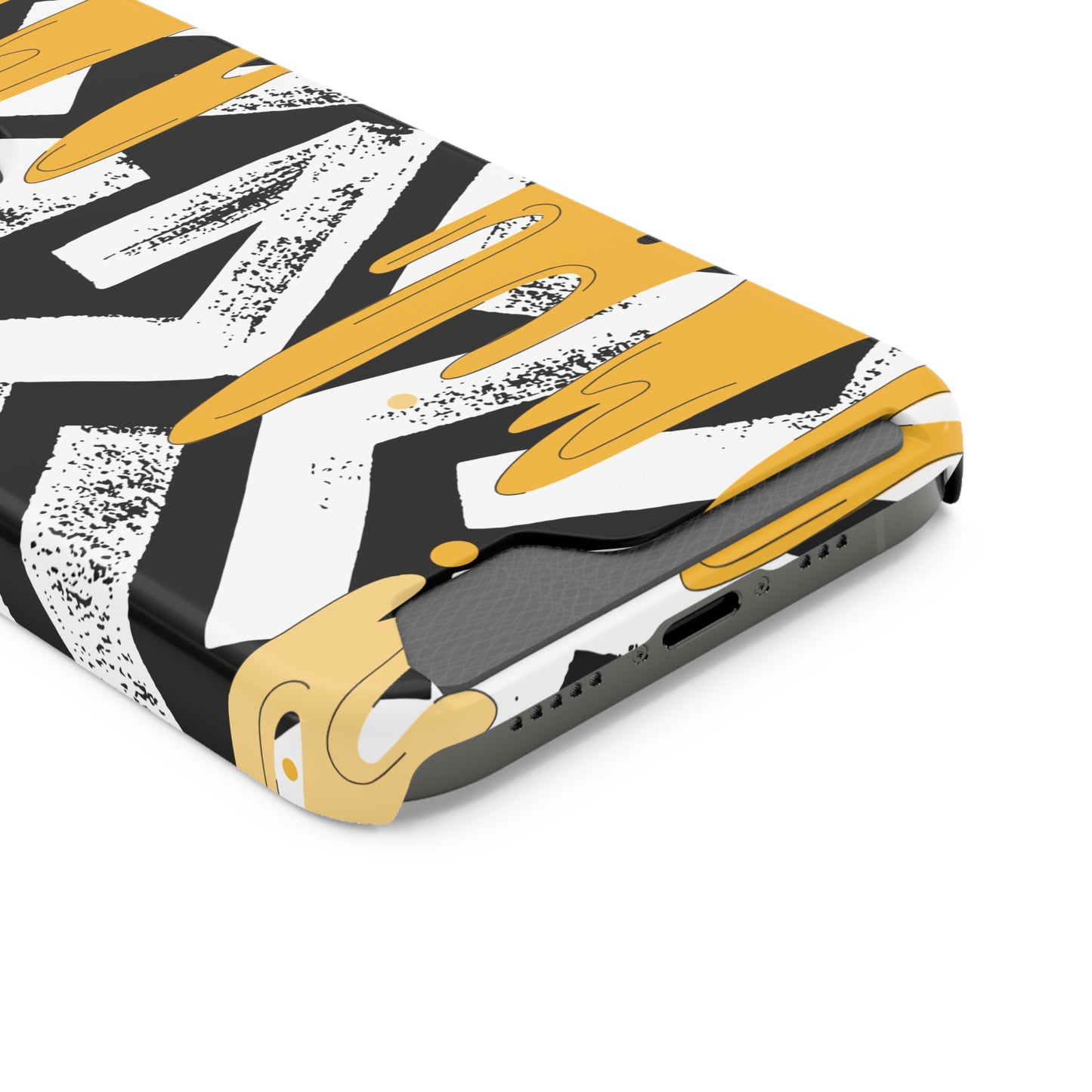 Decorative Phone Case with Card Holder - Unique Phone Cases - Decorative Print Phone Case