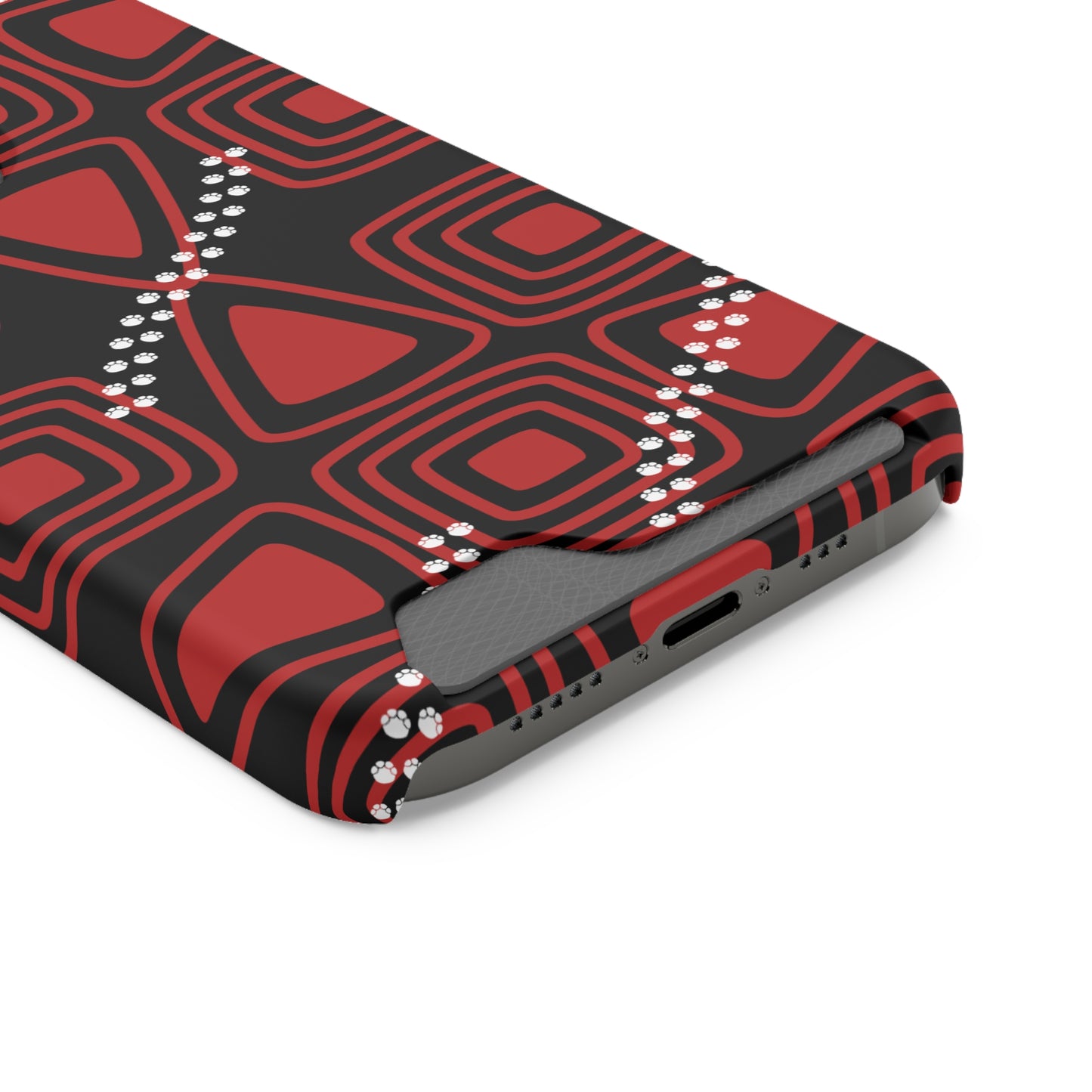 Ethnic Phone Case with Card Holder - Unique Phone Cases - Ethnic Print Phone Case