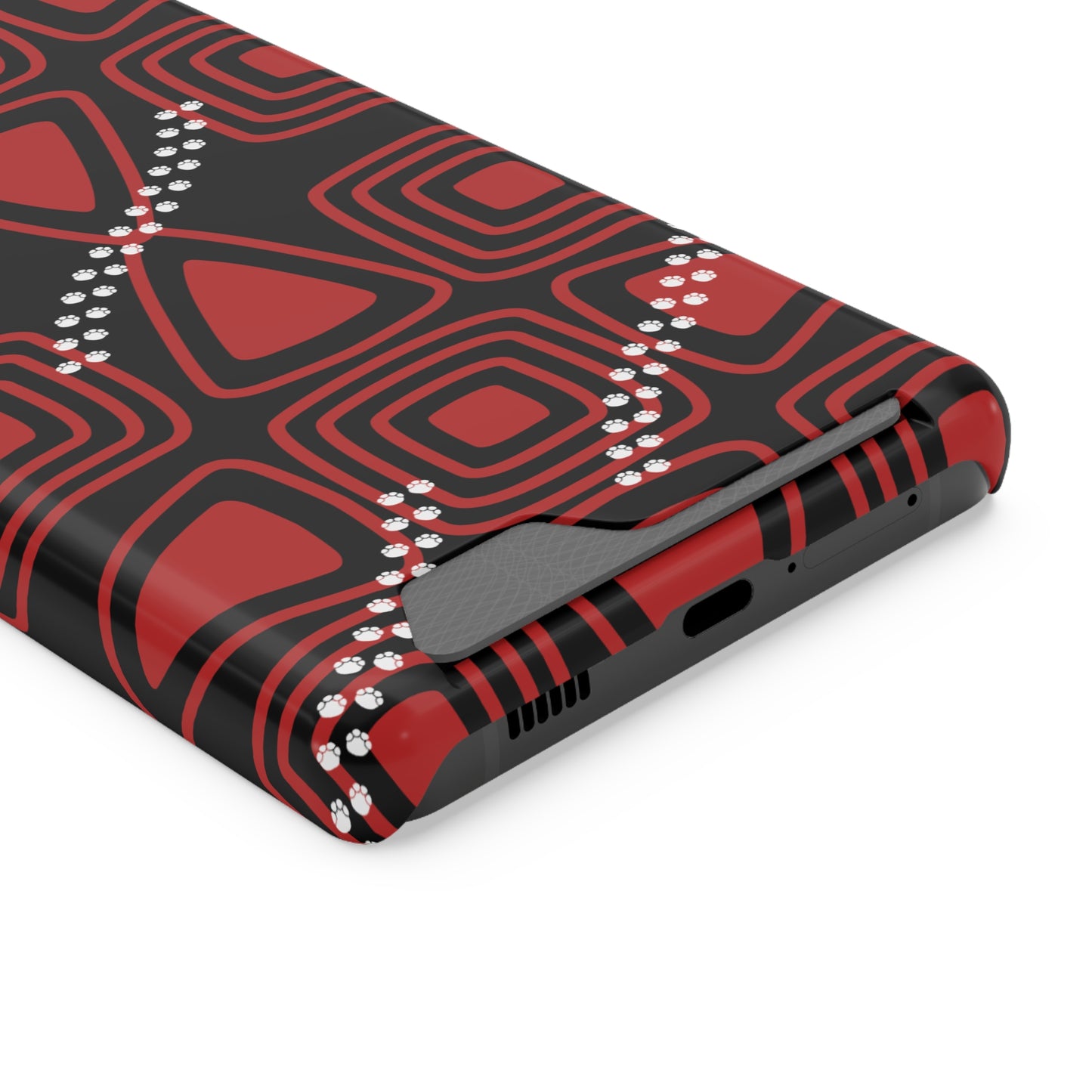 Ethnic Phone Case with Card Holder - Unique Phone Cases - Ethnic Print Phone Case