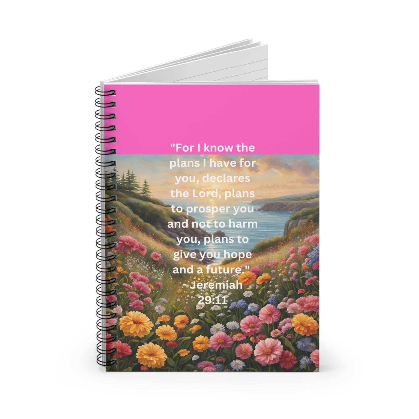 Bible Verse - Spiral Notebook - Ruled Line - Journaling - Lists - Notes