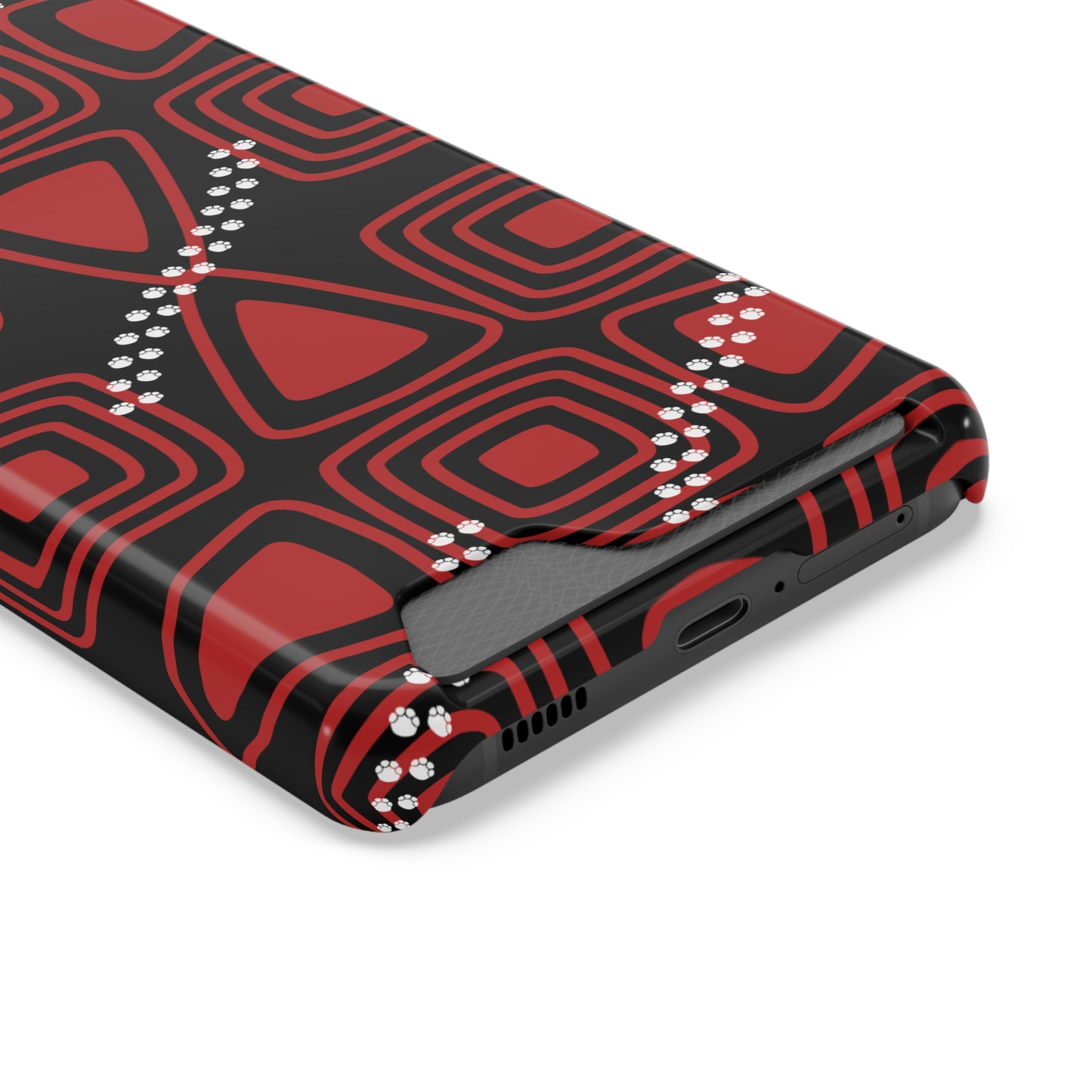 Ethnic Phone Case with Card Holder - Unique Phone Cases - Ethnic Print Phone Case