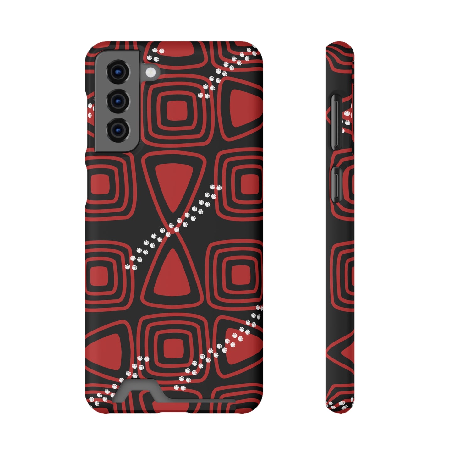Ethnic Phone Case with Card Holder - Unique Phone Cases - Ethnic Print Phone Case