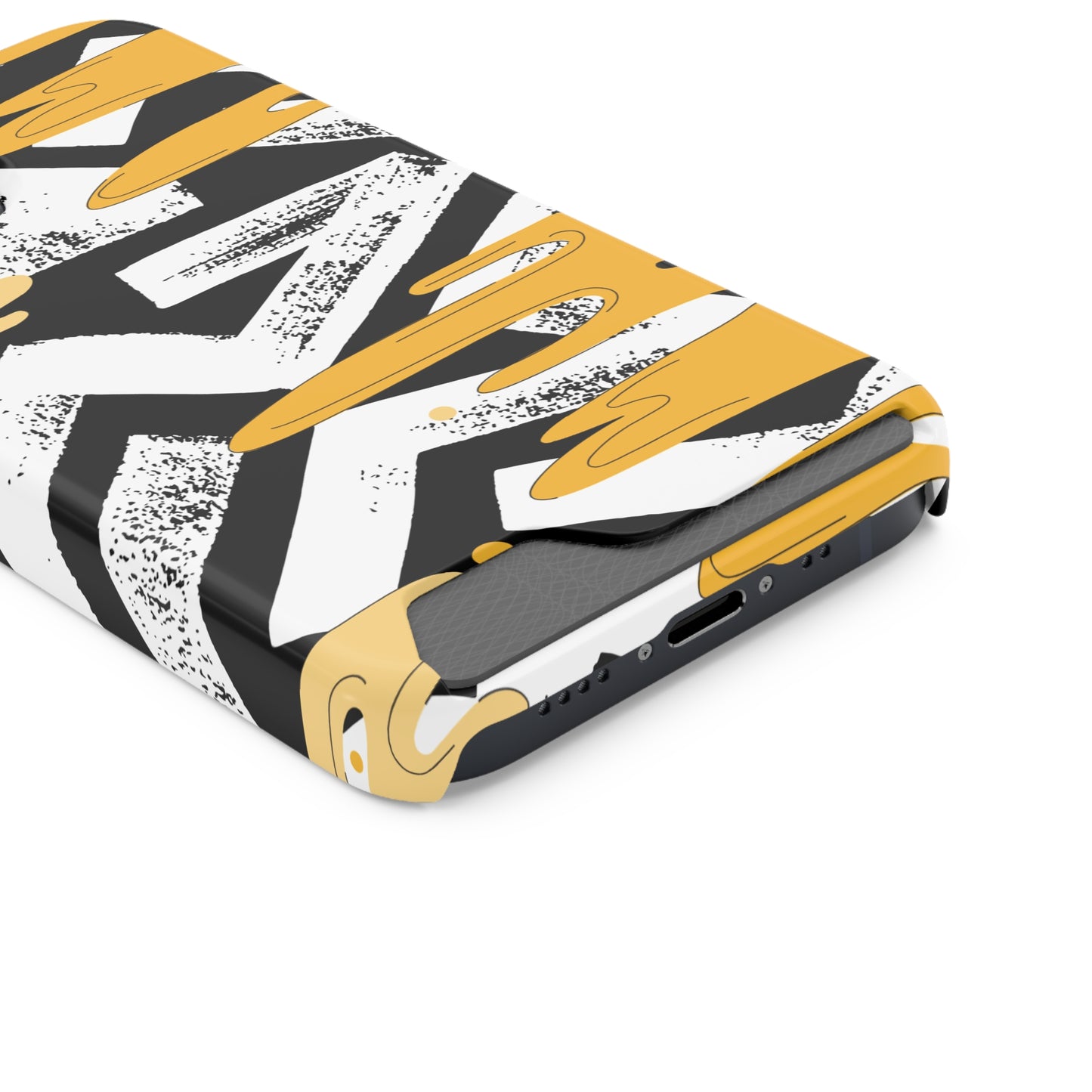 Decorative Phone Case with Card Holder - Unique Phone Cases - Decorative Print Phone Case