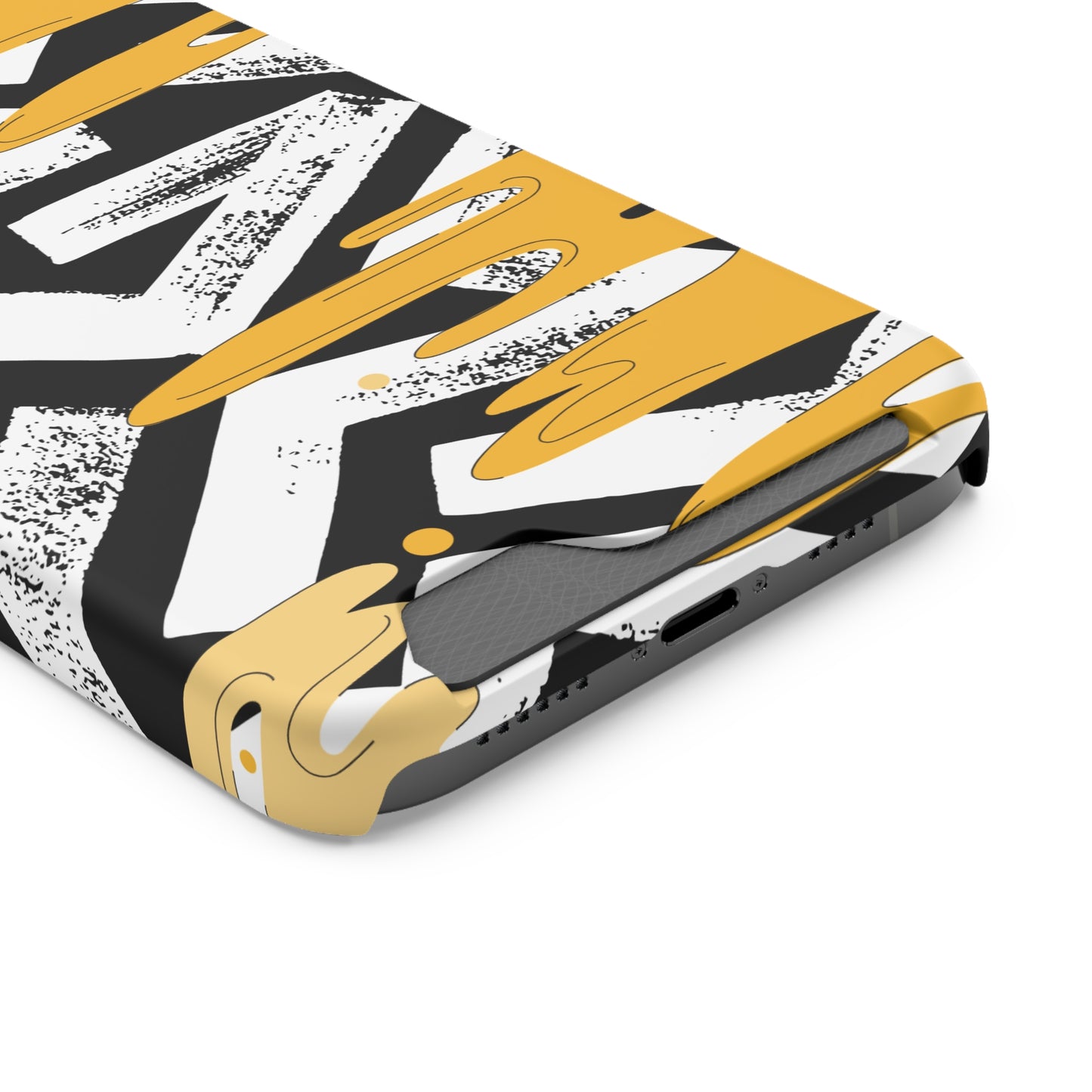 Decorative Phone Case with Card Holder - Unique Phone Cases - Decorative Print Phone Case