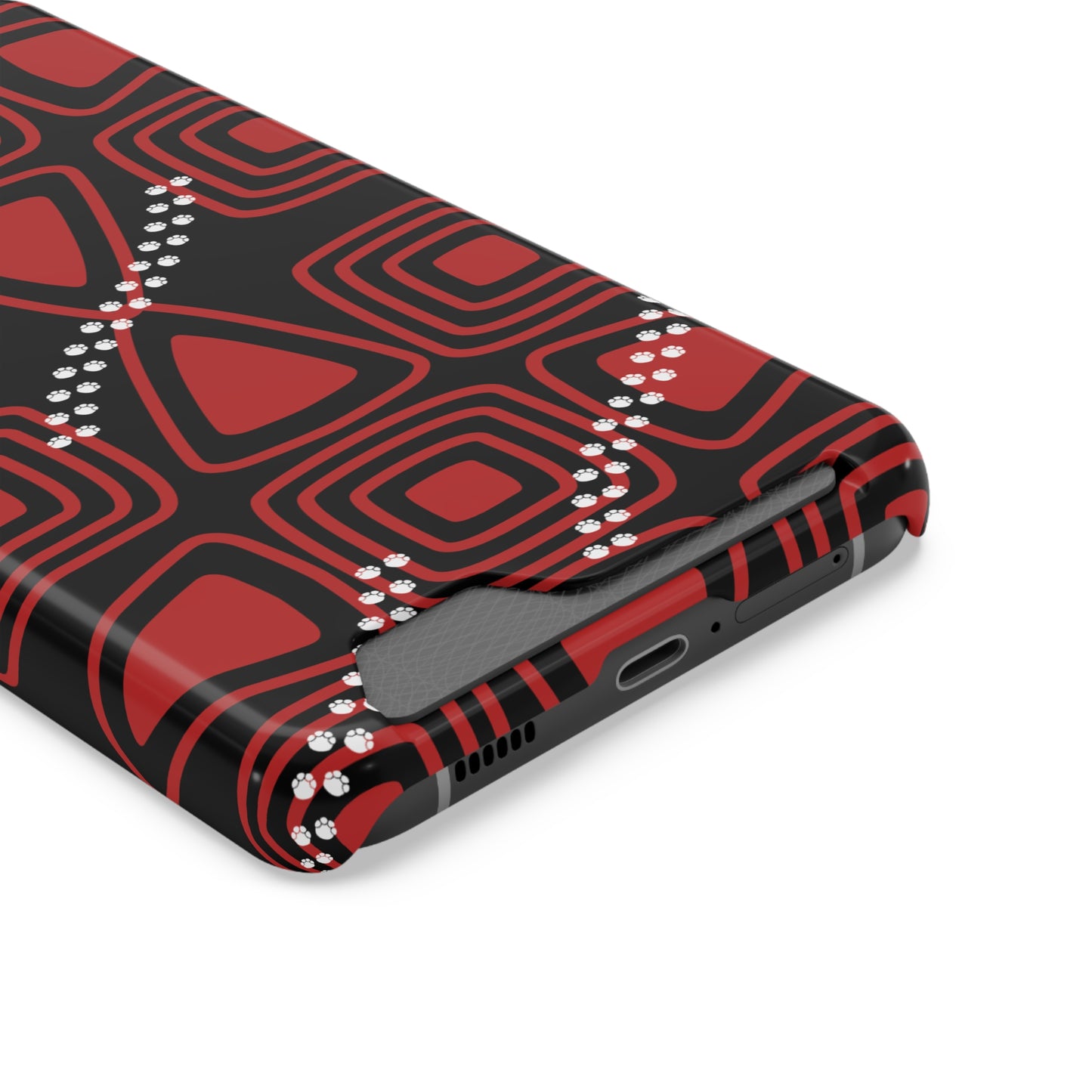 Ethnic Phone Case with Card Holder - Unique Phone Cases - Ethnic Print Phone Case