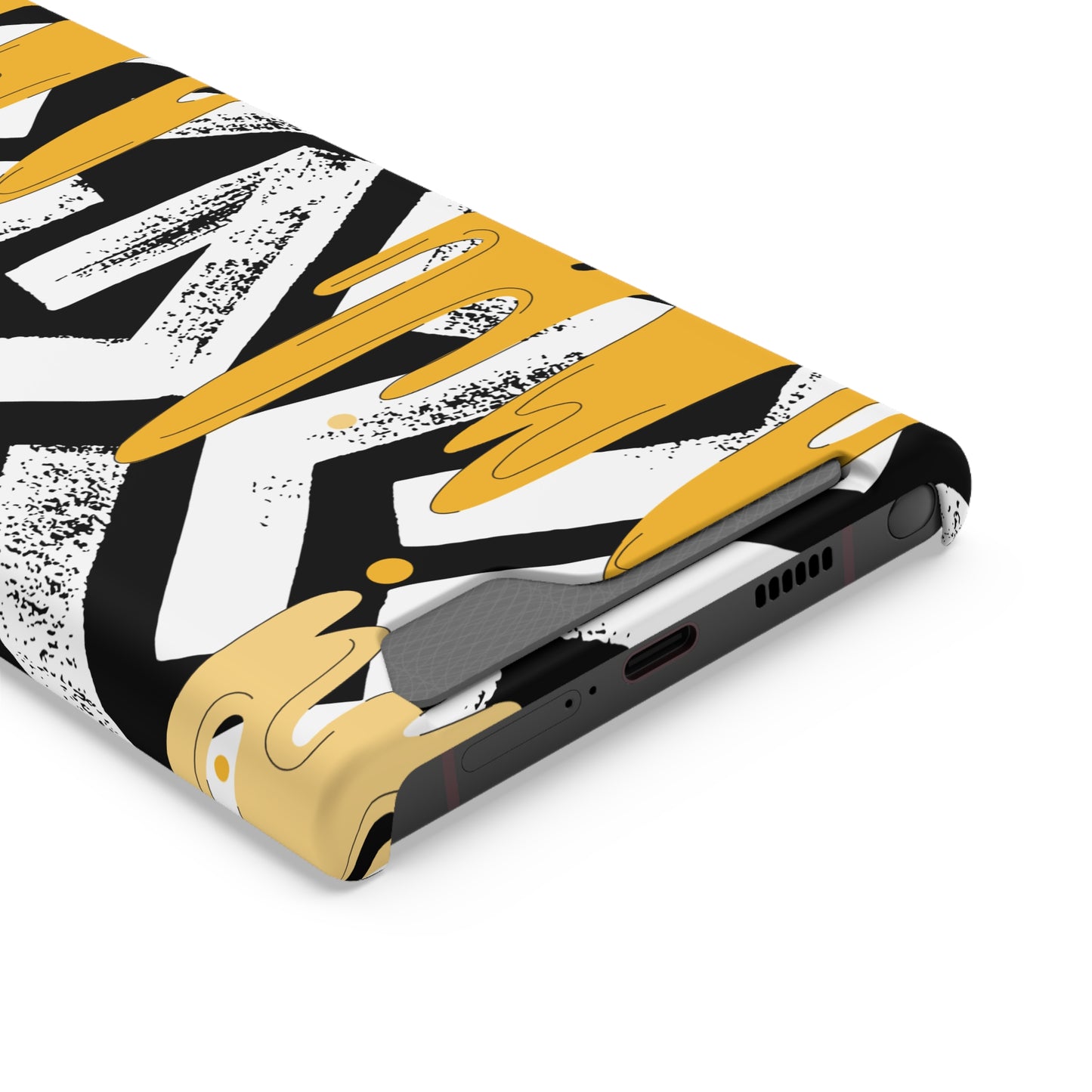 Decorative Phone Case with Card Holder - Unique Phone Cases - Decorative Print Phone Case