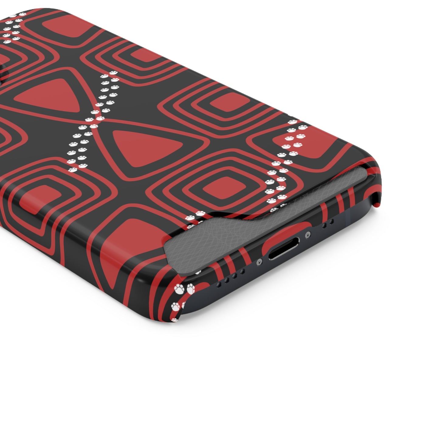 Ethnic Phone Case with Card Holder - Unique Phone Cases - Ethnic Print Phone Case