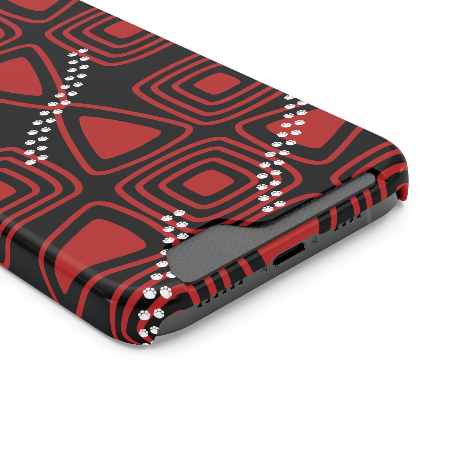 Ethnic Phone Case with Card Holder - Unique Phone Cases - Ethnic Print Phone Case