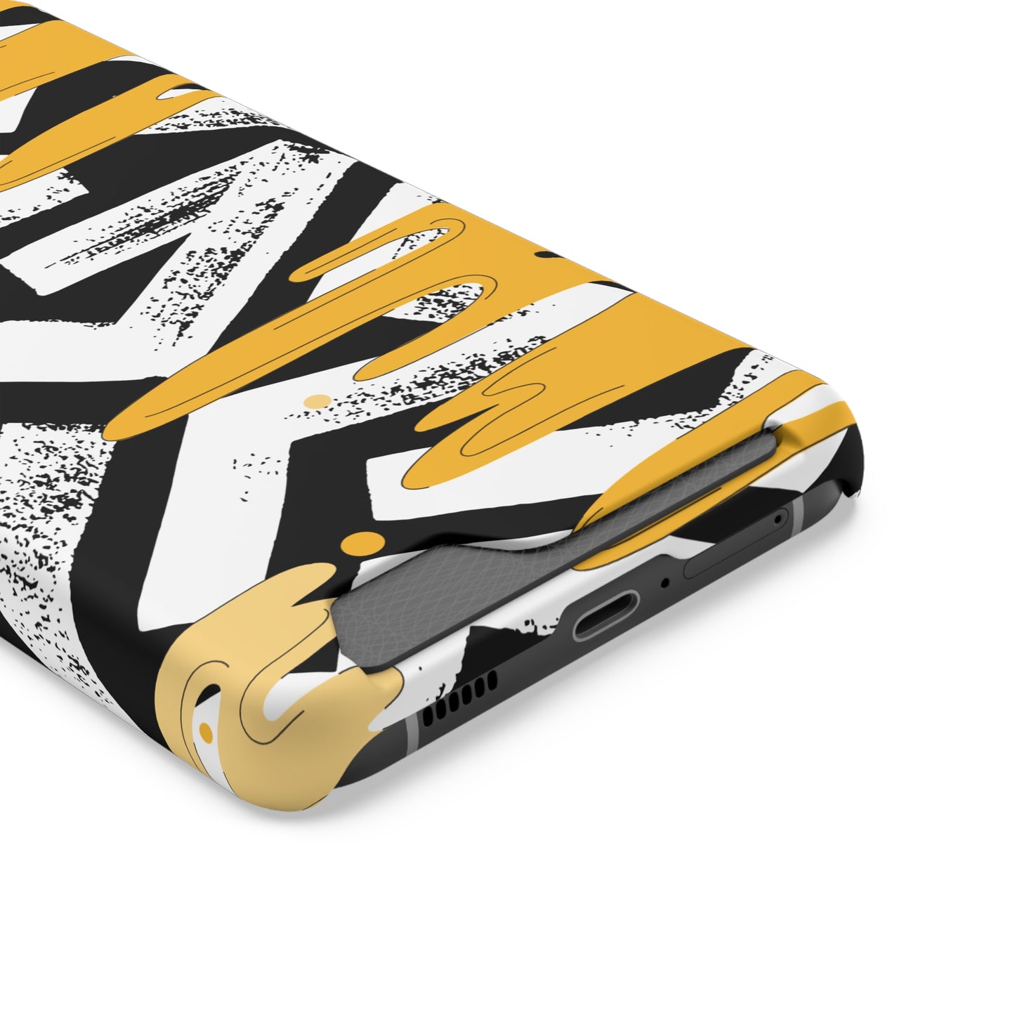 Decorative Phone Case with Card Holder - Unique Phone Cases - Decorative Print Phone Case