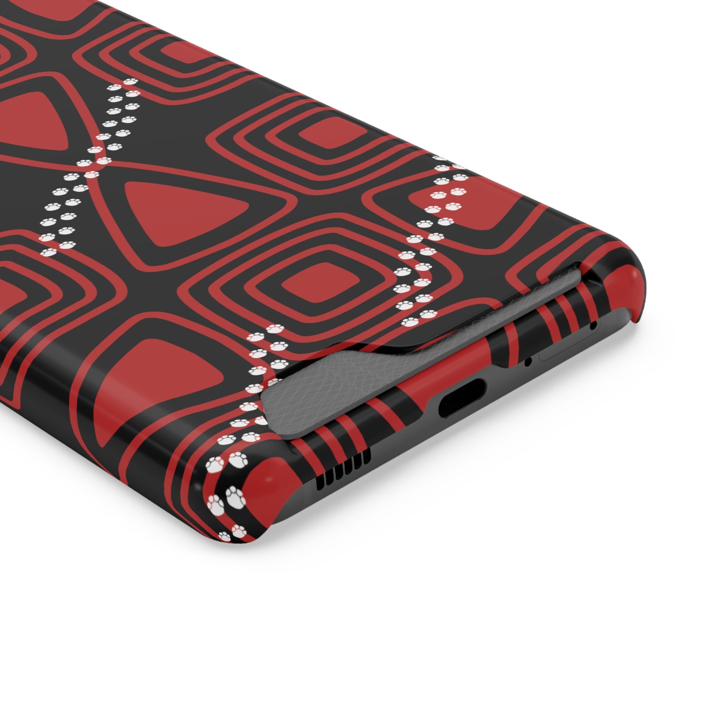 Ethnic Phone Case with Card Holder - Unique Phone Cases - Ethnic Print Phone Case