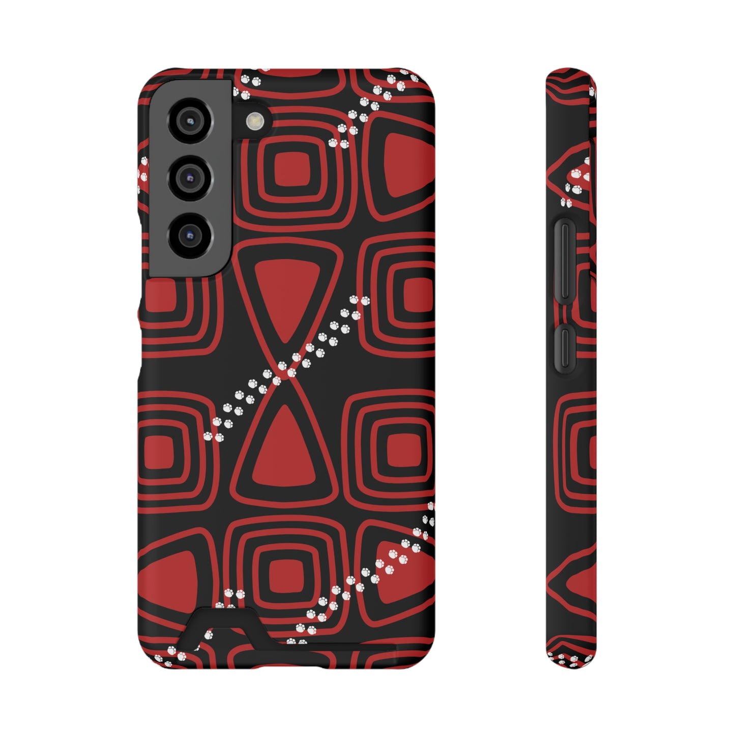 Ethnic Phone Case with Card Holder - Unique Phone Cases - Ethnic Print Phone Case