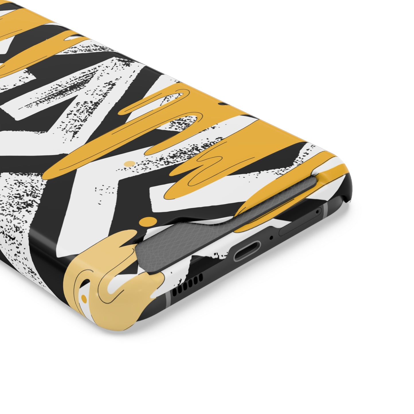 Decorative Phone Case with Card Holder - Unique Phone Cases - Decorative Print Phone Case