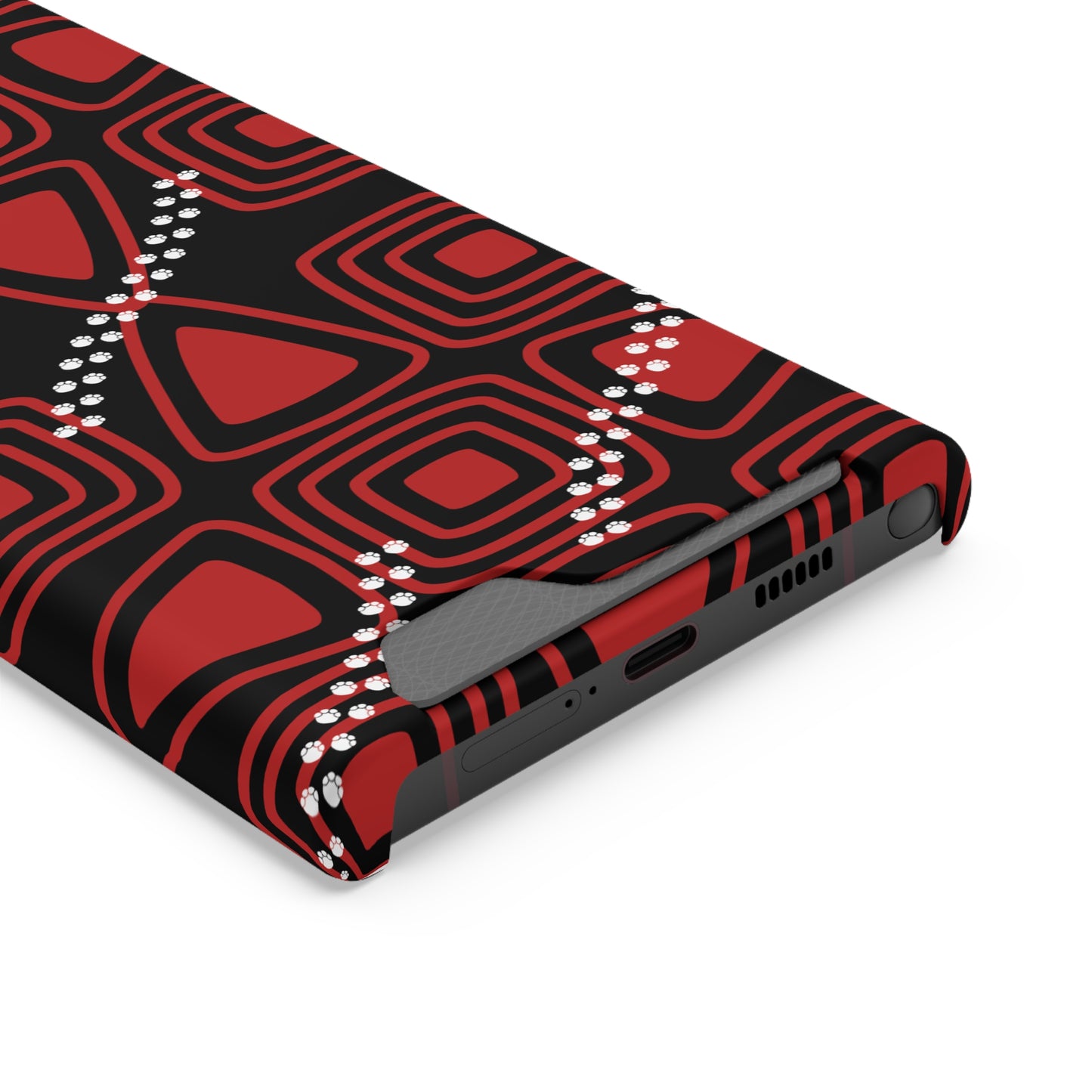 Ethnic Phone Case with Card Holder - Unique Phone Cases - Ethnic Print Phone Case