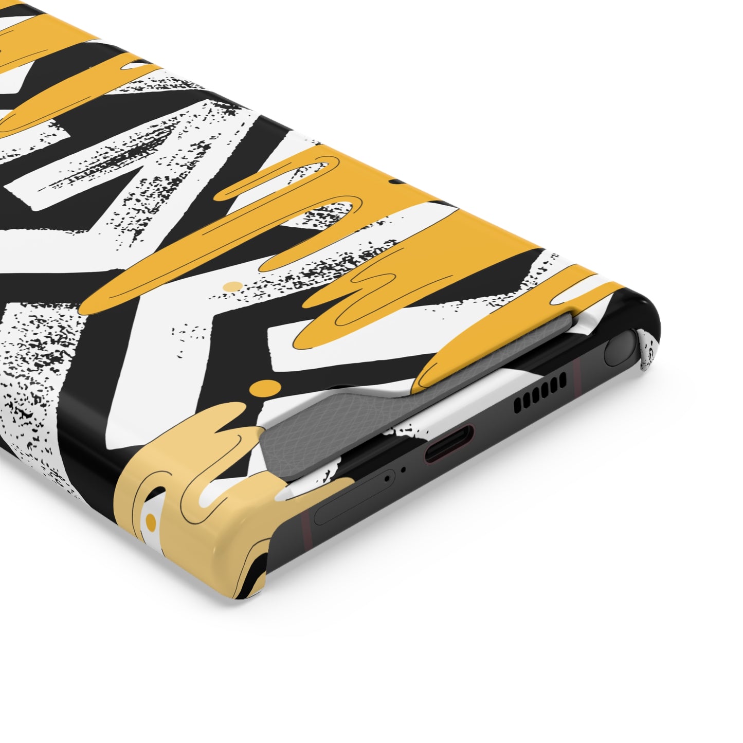 Decorative Phone Case with Card Holder - Unique Phone Cases - Decorative Print Phone Case