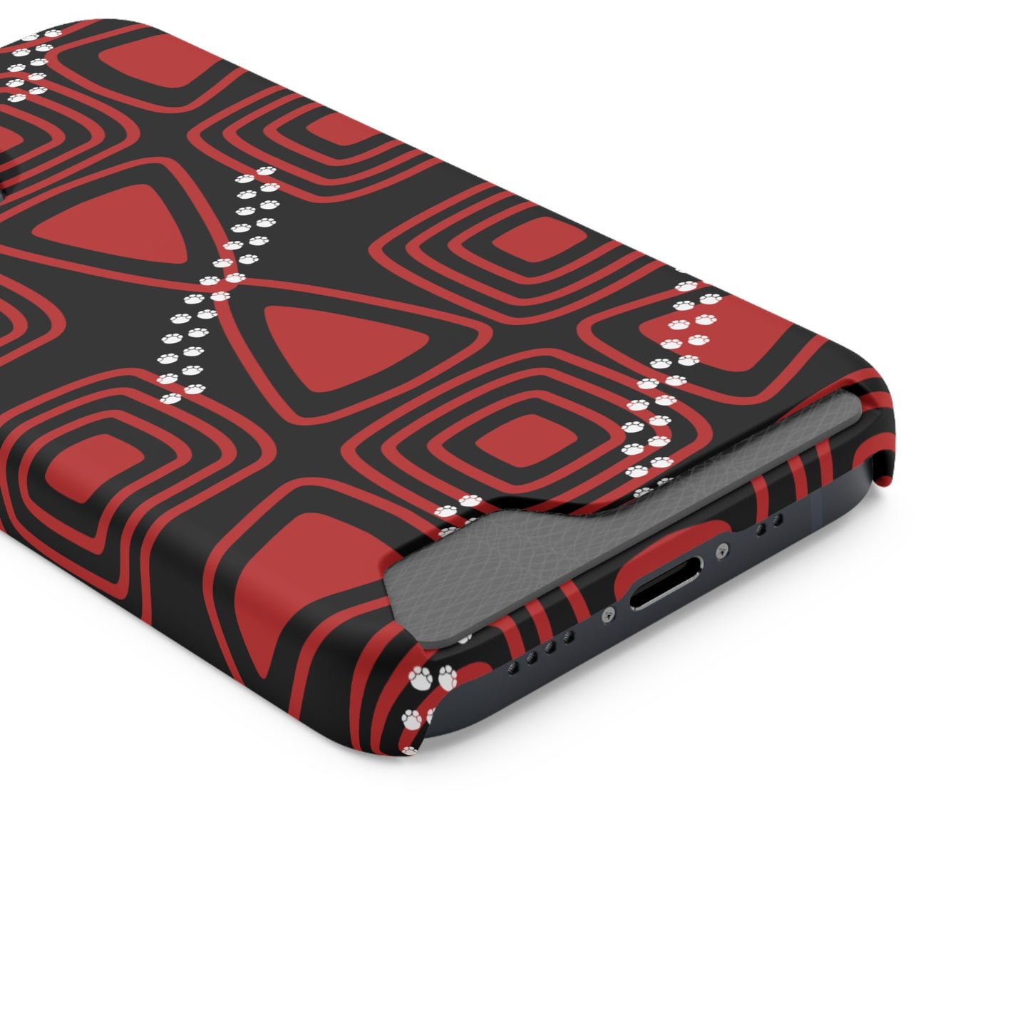 Ethnic Phone Case with Card Holder - Unique Phone Cases - Ethnic Print Phone Case
