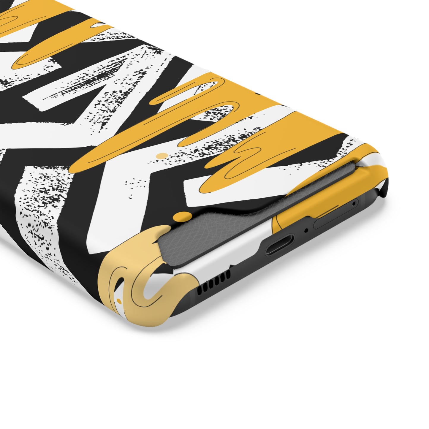 Decorative Phone Case with Card Holder - Unique Phone Cases - Decorative Print Phone Case