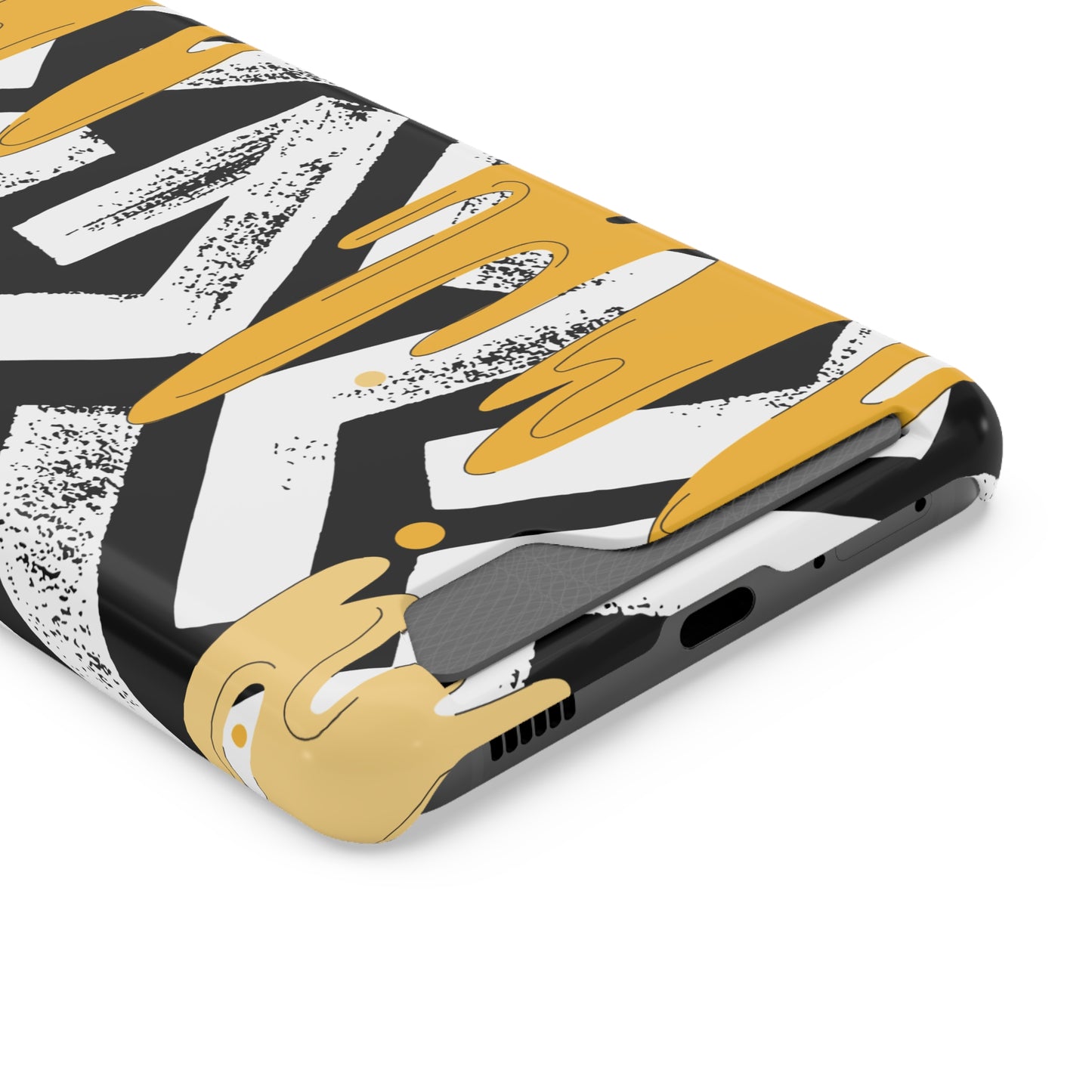 Decorative Phone Case with Card Holder - Unique Phone Cases - Decorative Print Phone Case