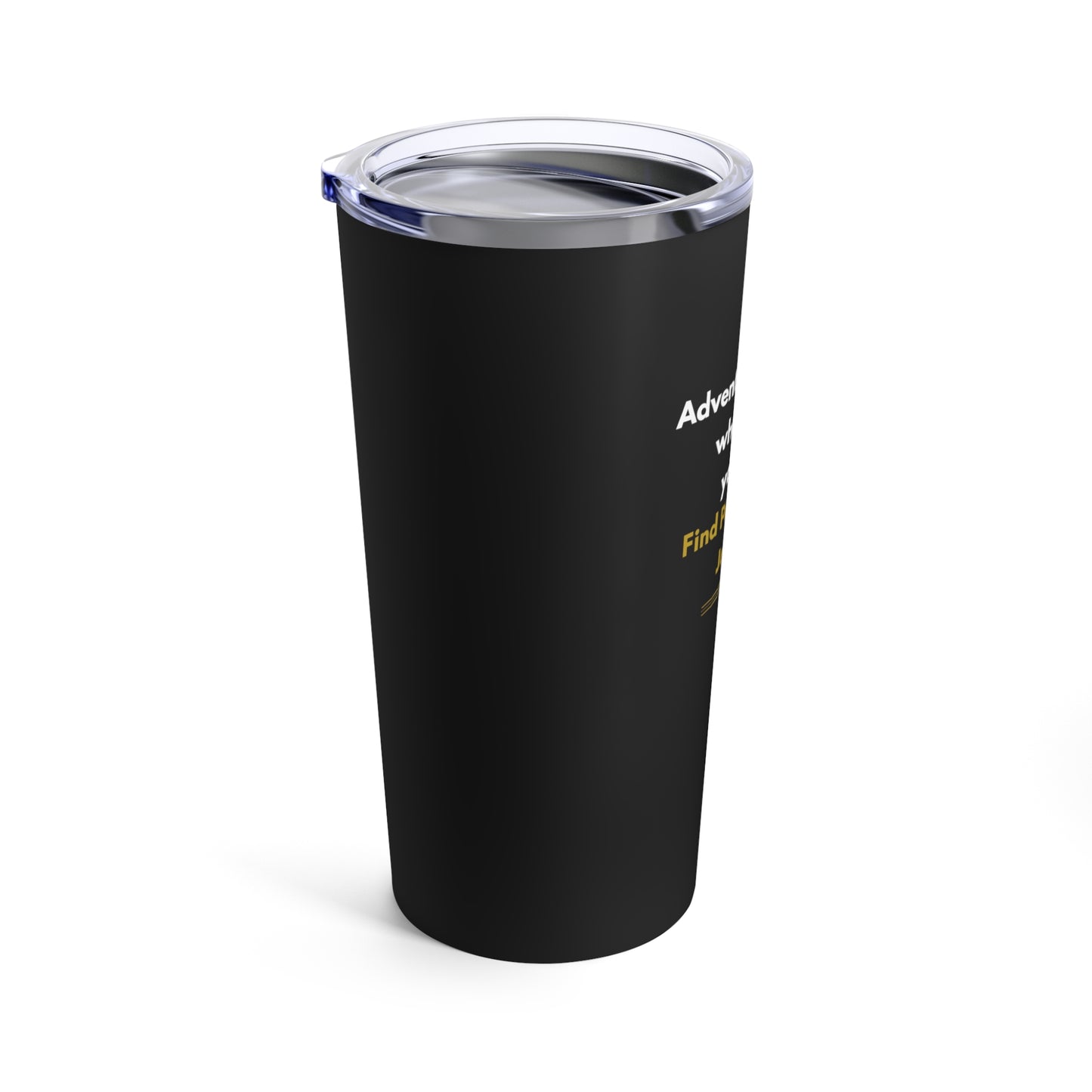 Tumbler - "Adventure Awaits" (Word Art) - White Tumbler 20oz - Gifts - Men - Women - Etsy - Gifts - Best Sellers