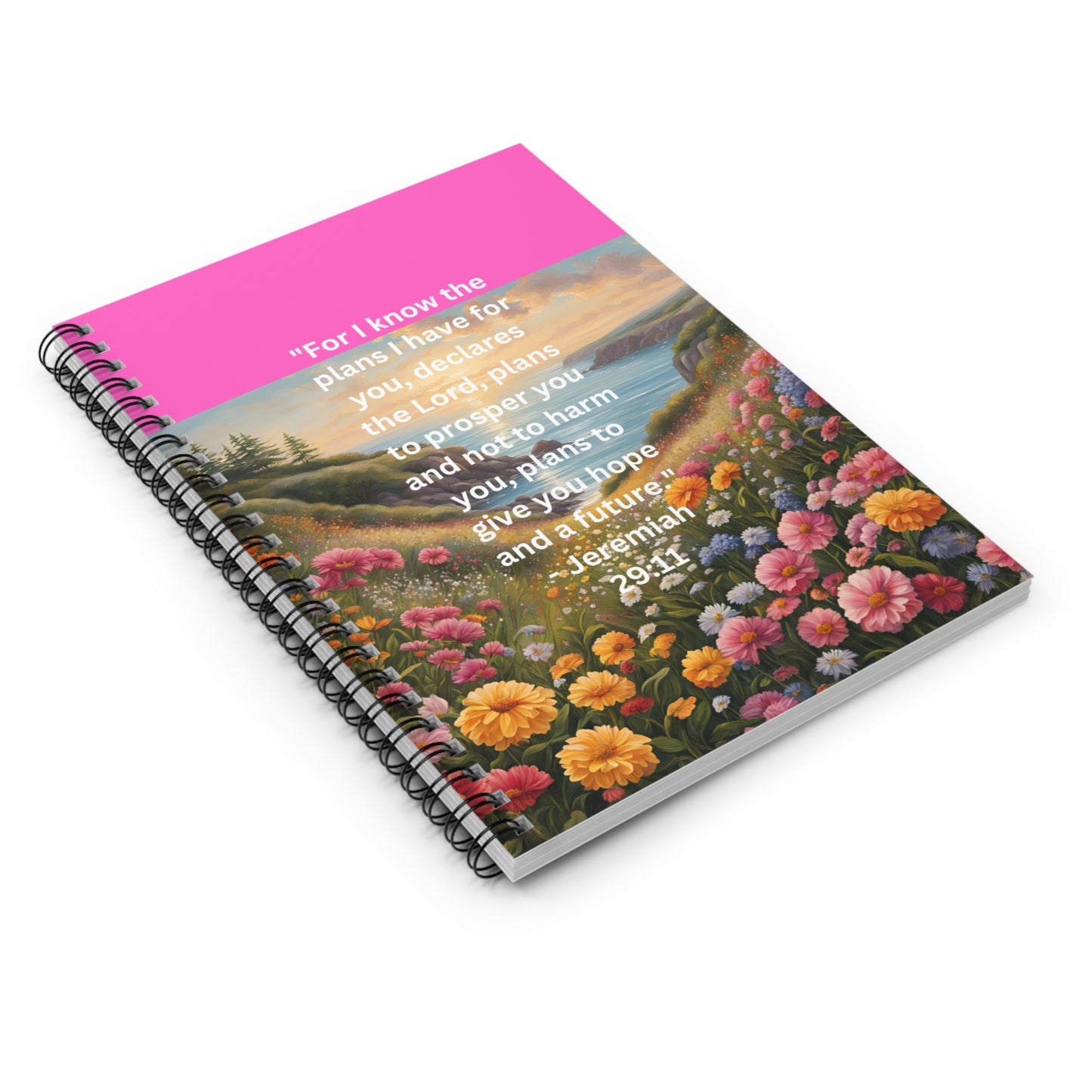Bible Verse - Spiral Notebook - Ruled Line - Journaling - Lists - Notes
