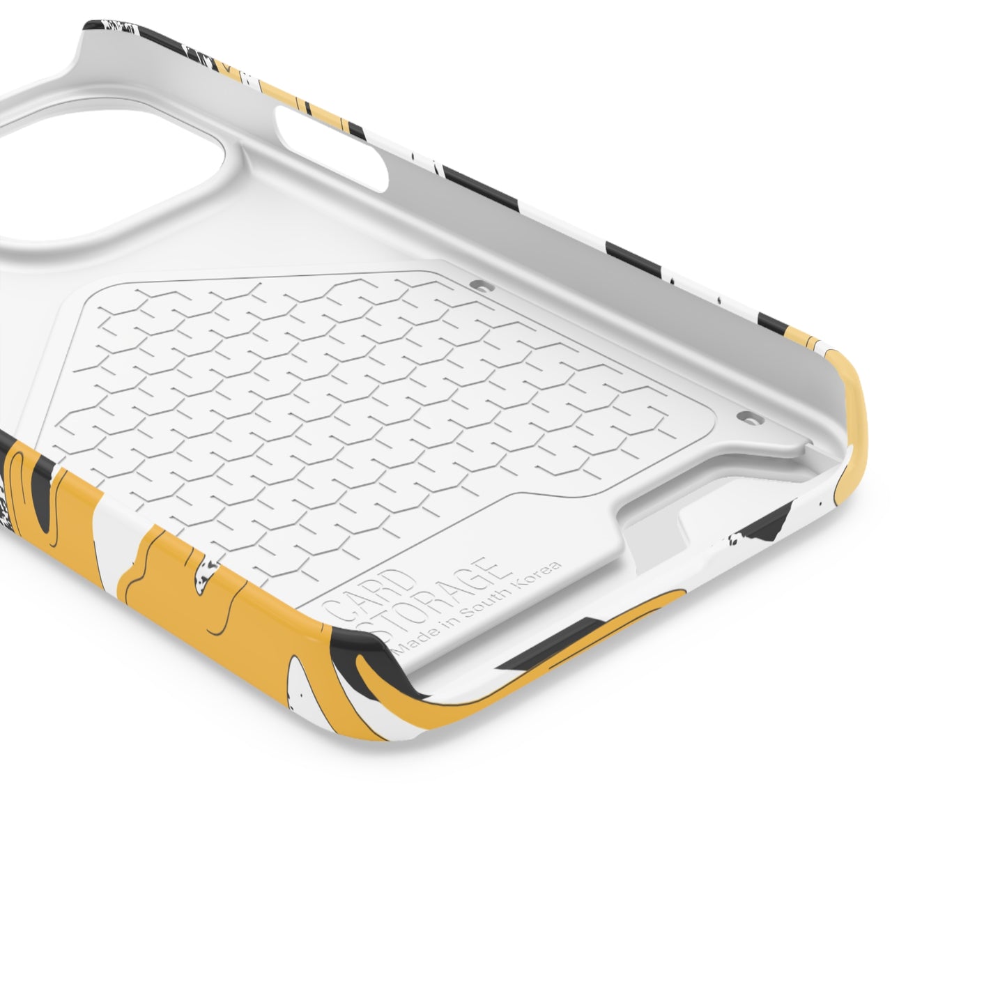 Decorative Phone Case with Card Holder - Unique Phone Cases - Decorative Print Phone Case