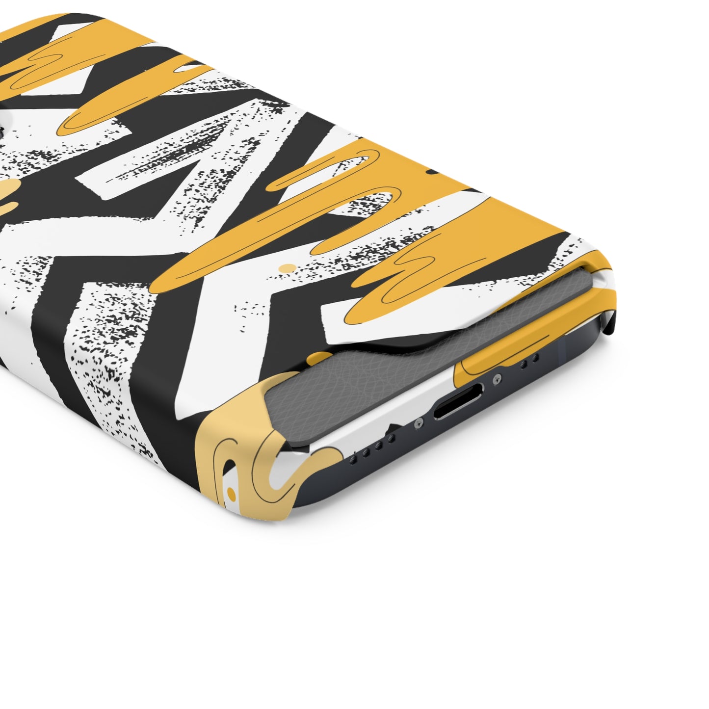 Decorative Phone Case with Card Holder - Unique Phone Cases - Decorative Print Phone Case