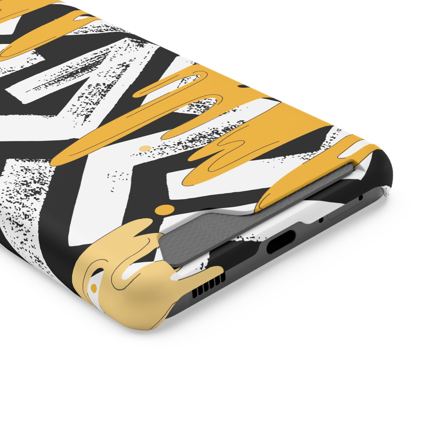 Decorative Phone Case with Card Holder - Unique Phone Cases - Decorative Print Phone Case
