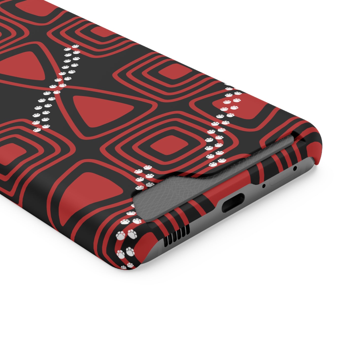 Ethnic Phone Case with Card Holder - Unique Phone Cases - Ethnic Print Phone Case
