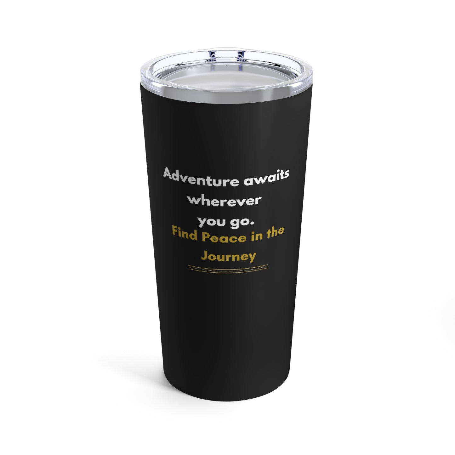 Tumbler - "Adventure Awaits" (Word Art) - White Tumbler 20oz - Gifts - Men - Women - Etsy - Gifts - Best Sellers