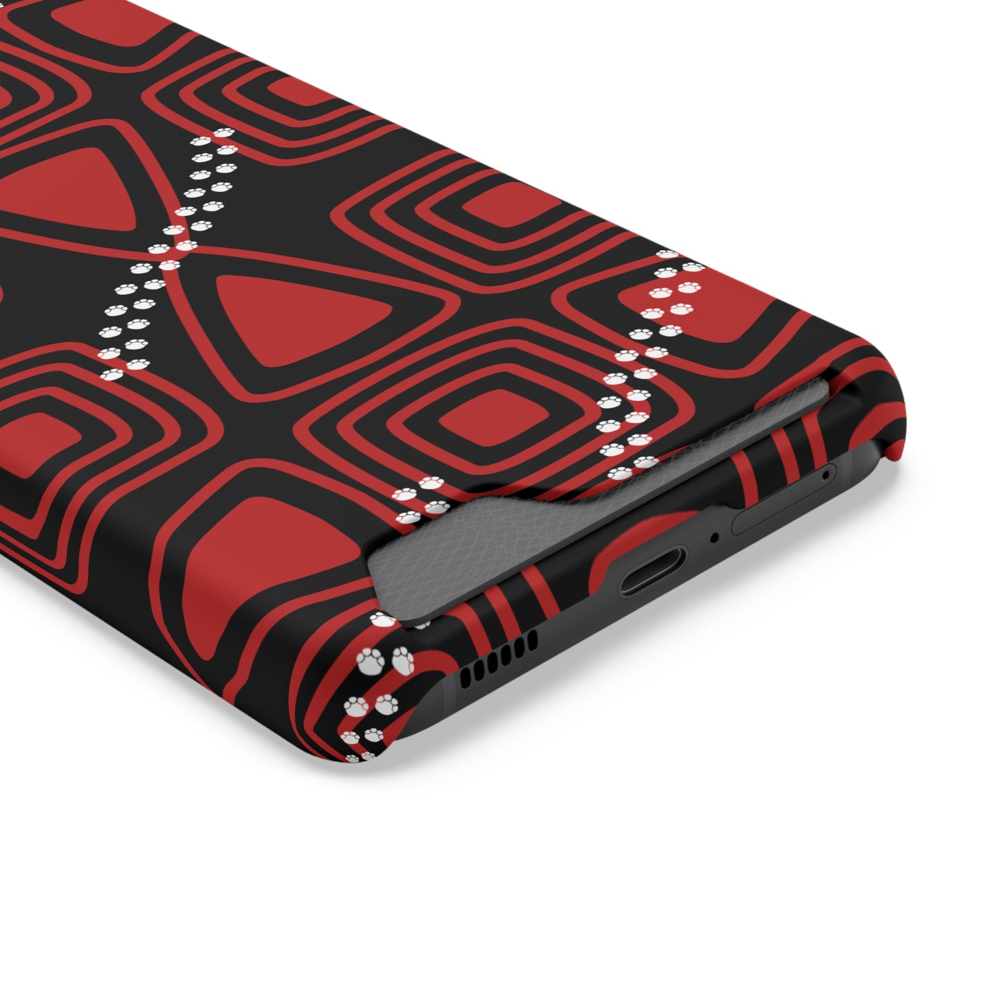 Ethnic Phone Case with Card Holder - Unique Phone Cases - Ethnic Print Phone Case