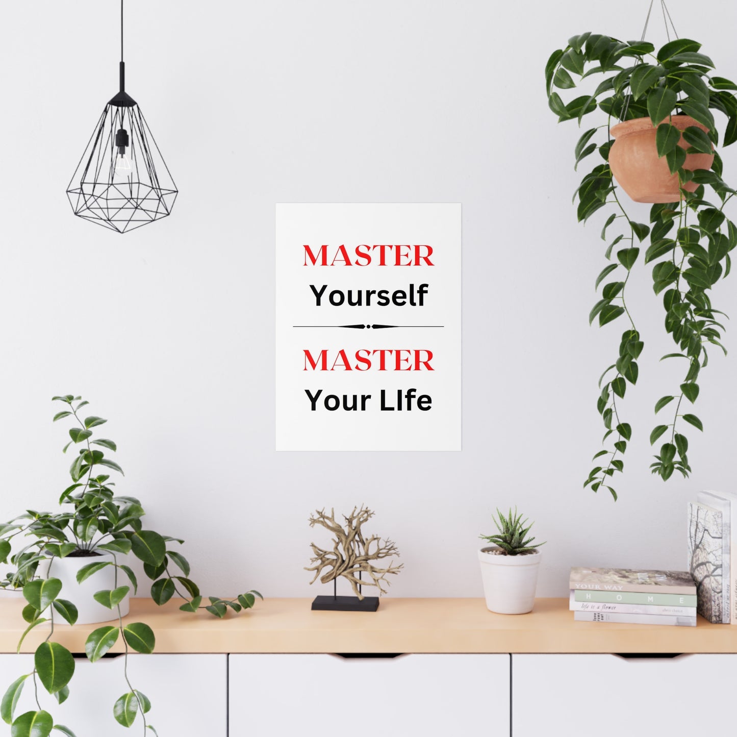 "Master Yourself Master Your Life" - Premium Matte Posters