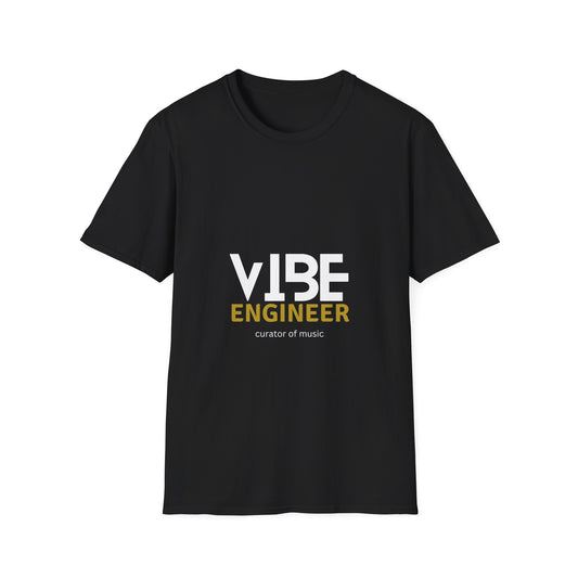 "Vibe Engineer" Curator of Music - Unisex Softstyle T-Shirt