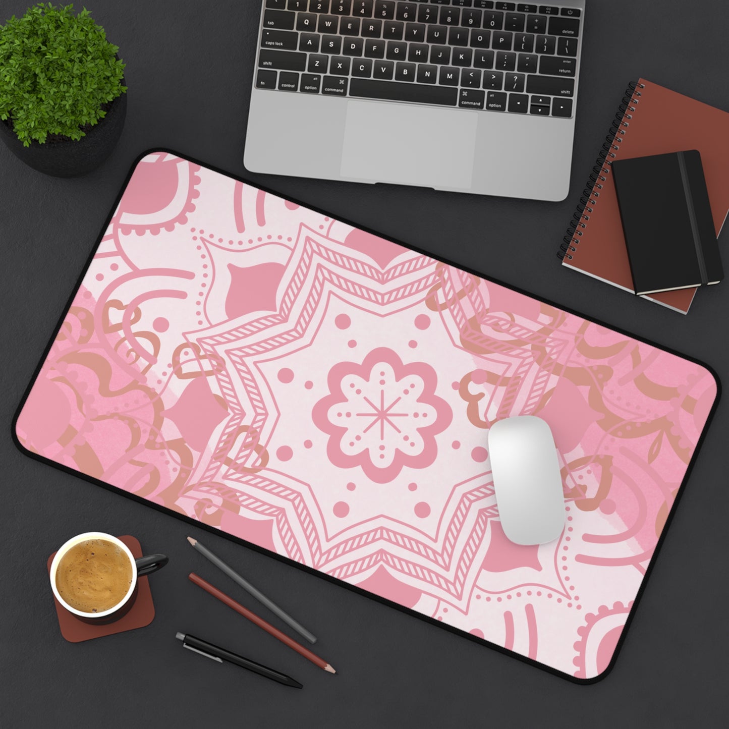 Beautiful Floral Print - Desk Mat - Office - Study - Gifts - Household Items