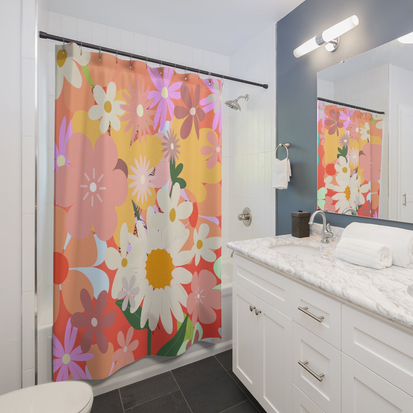 Floral Shower Curtains - Curtains - Bathrooms - Decorative Shower Curtains