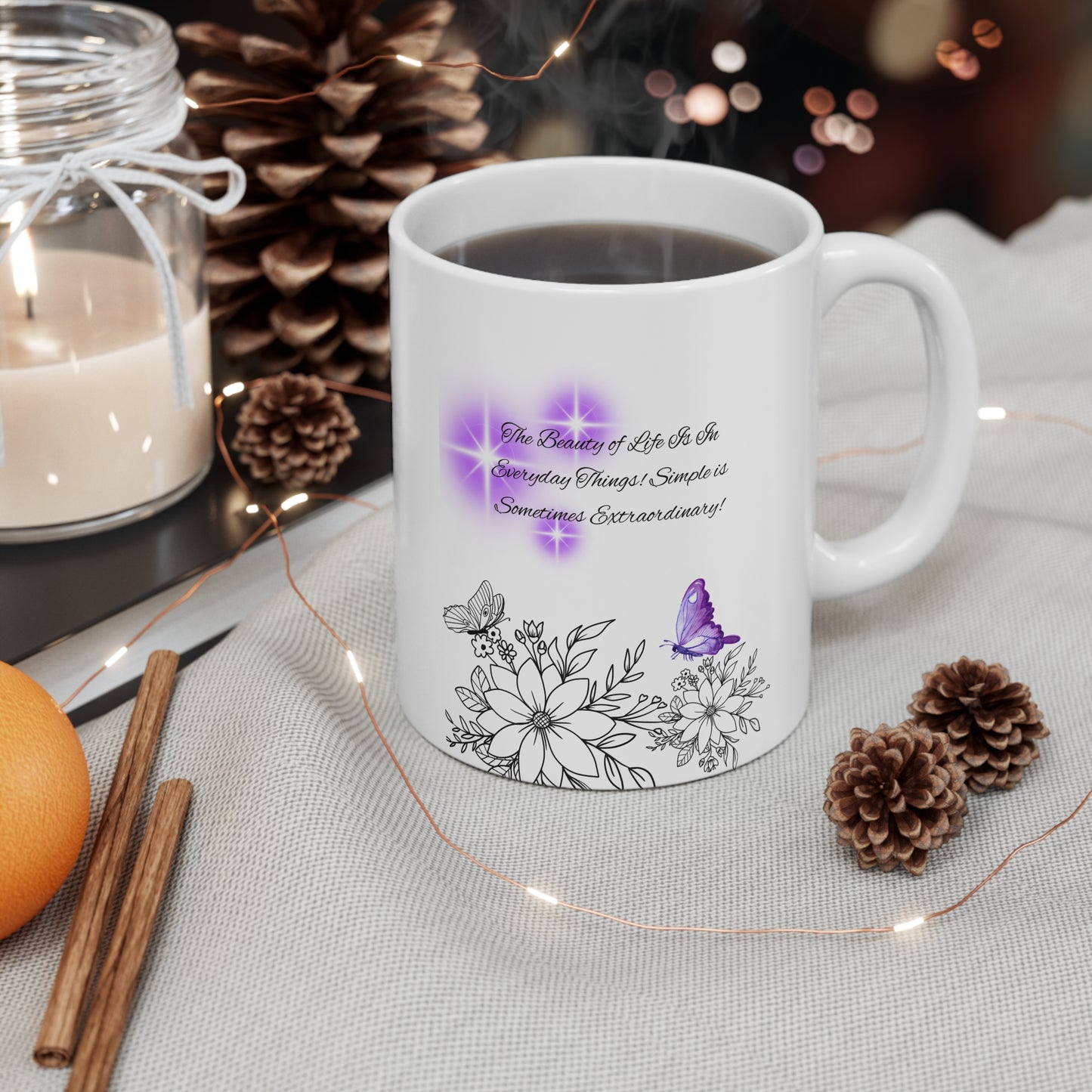 Inspirational Coffee-Tea Mug 11oz - Coffee Cups - Relaxation