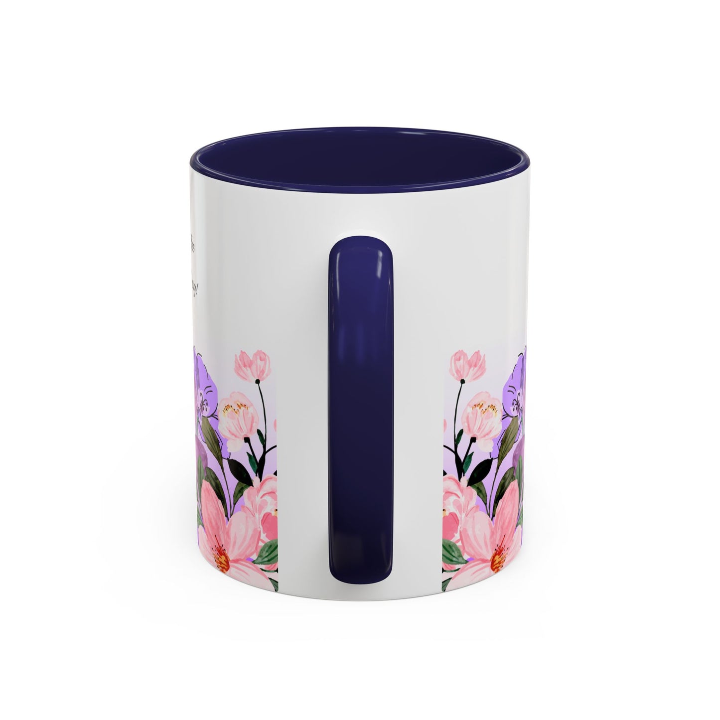 Inspirational Floral - Accent Coffee Mug (11, 15oz)