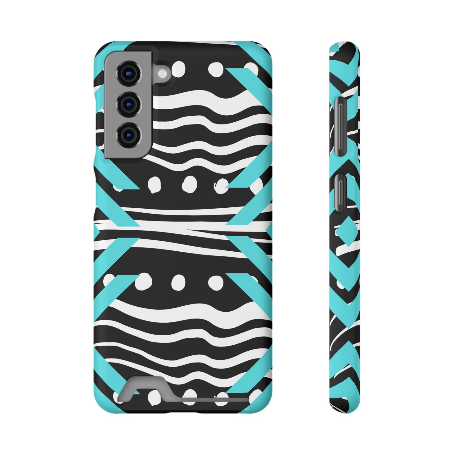 Ethnic Phone Case with Card Holder - Unique Phone Cases - Ethnic Print Phone Case