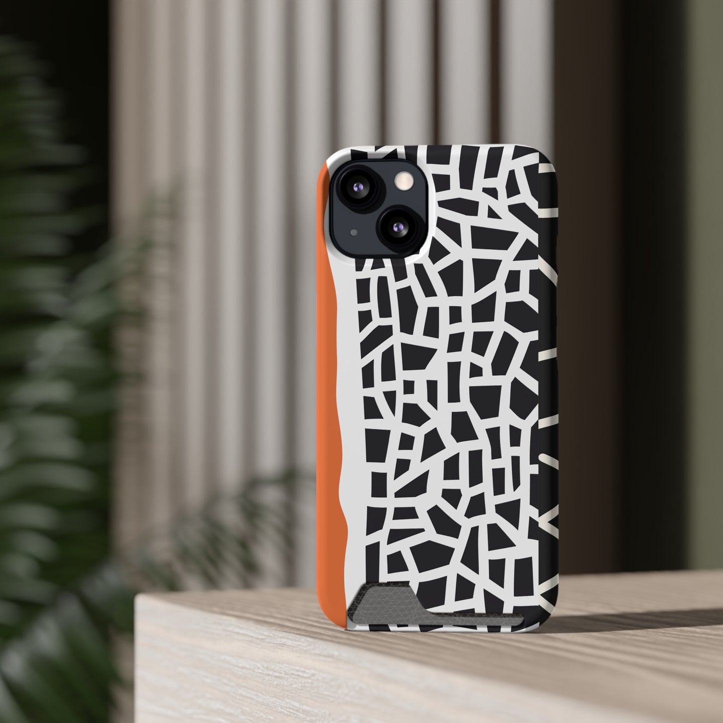 Ethnic Phone Case with Card Holder - Unique Phone Cases - Ethnic Print Phone Case