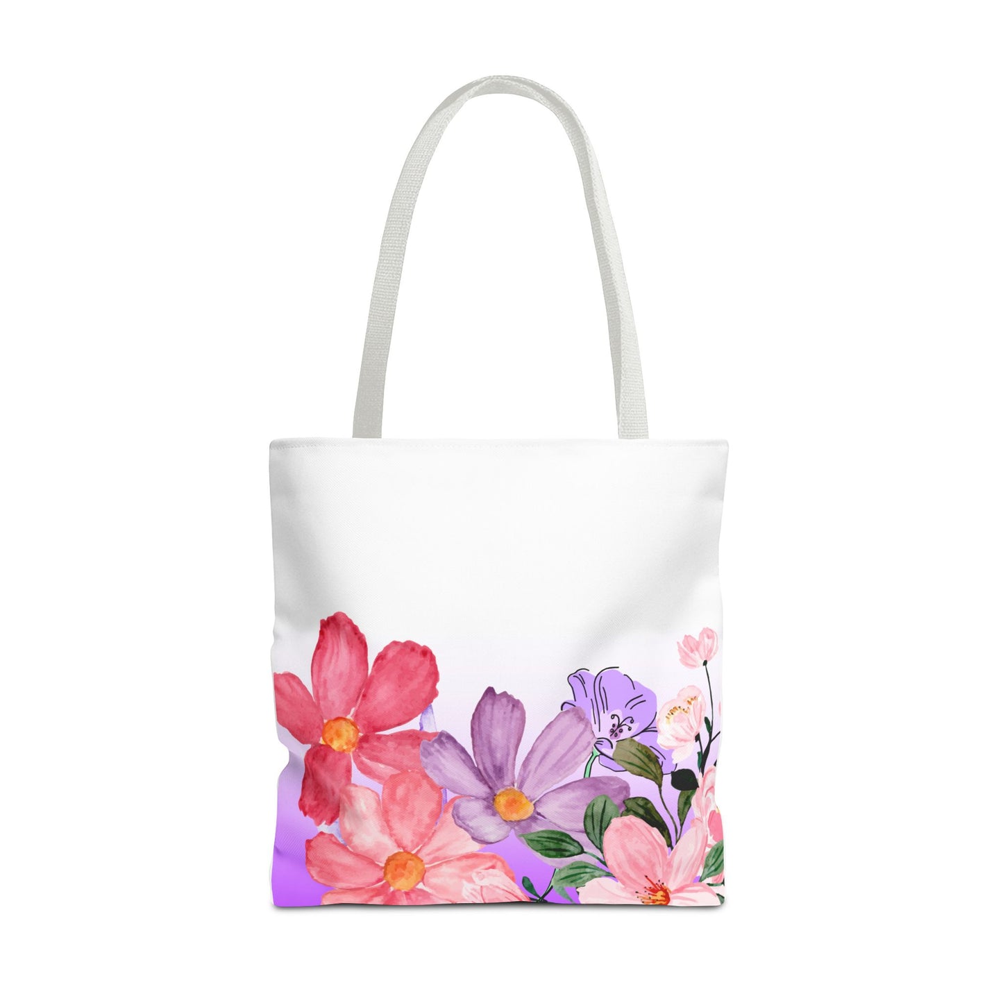 Colorful Floral Tote Bag (AOP)