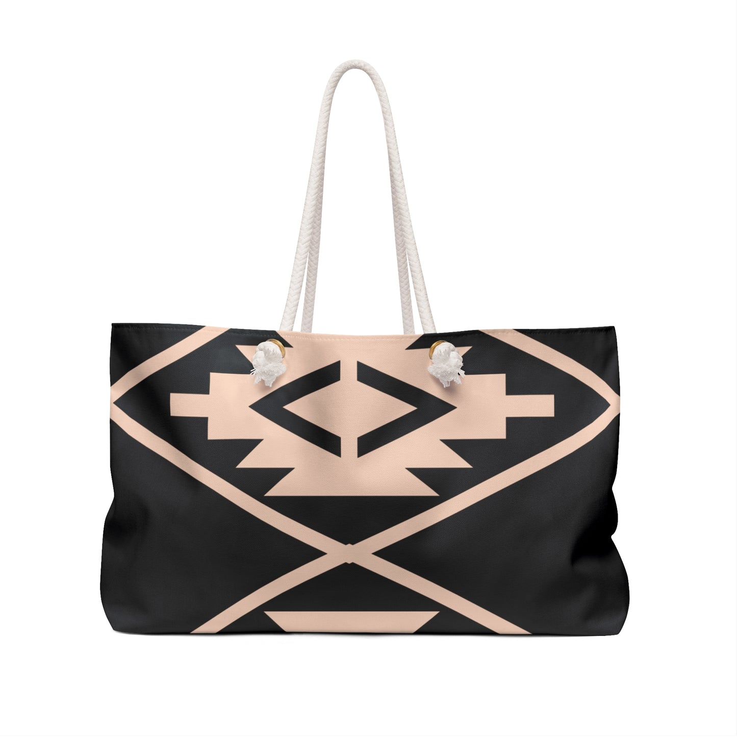 Black & Pink Beautiful Weekender Bag - Overnight Bags - Oversized Bags - Beach Bags