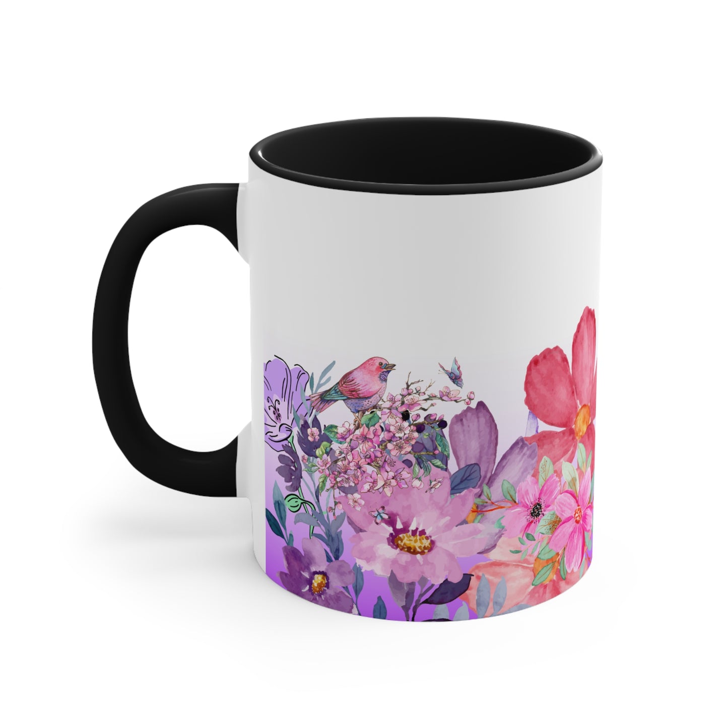 Great Rising- Give God the Glory - Floral Accent Mugs