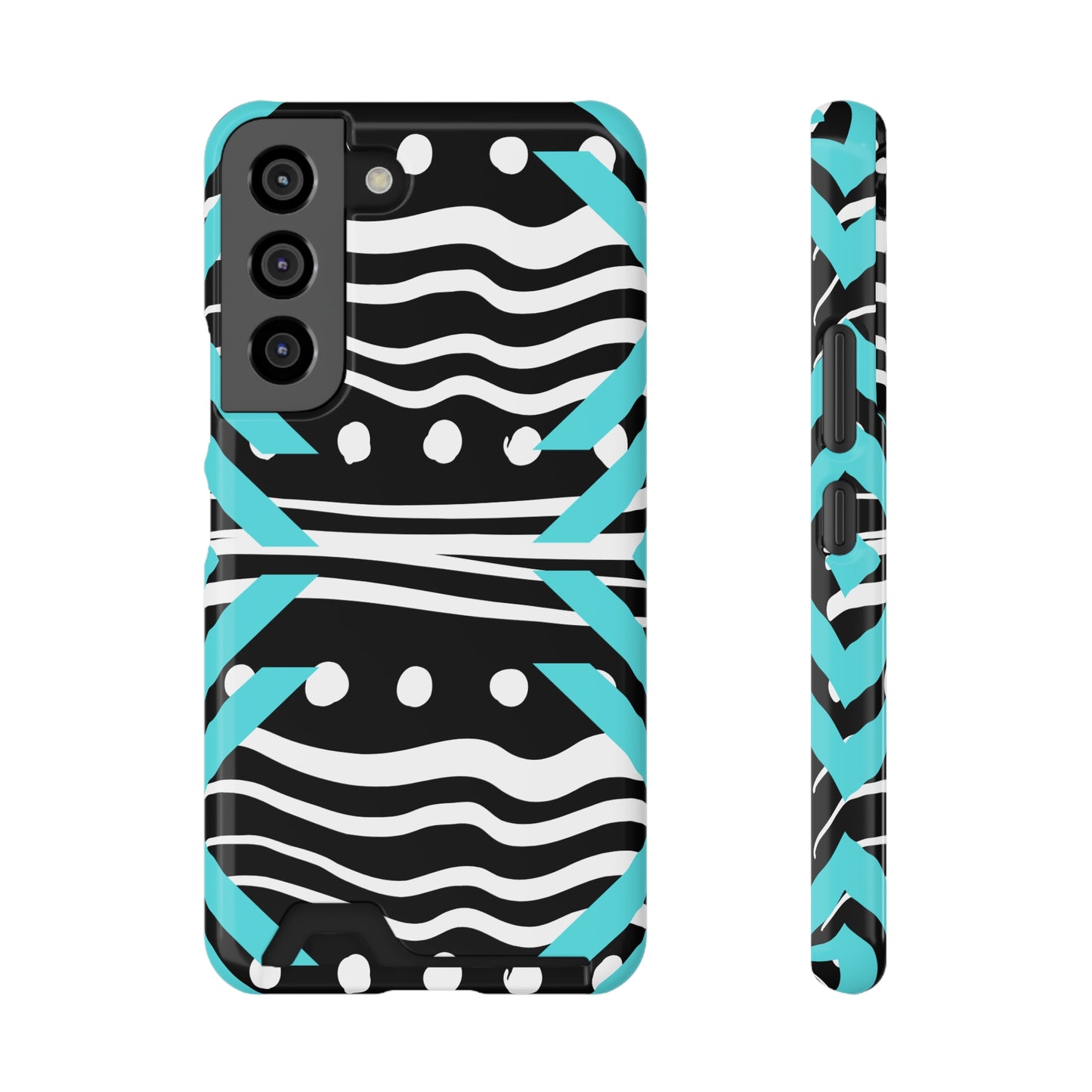 Ethnic Phone Case with Card Holder - Unique Phone Cases - Ethnic Print Phone Case