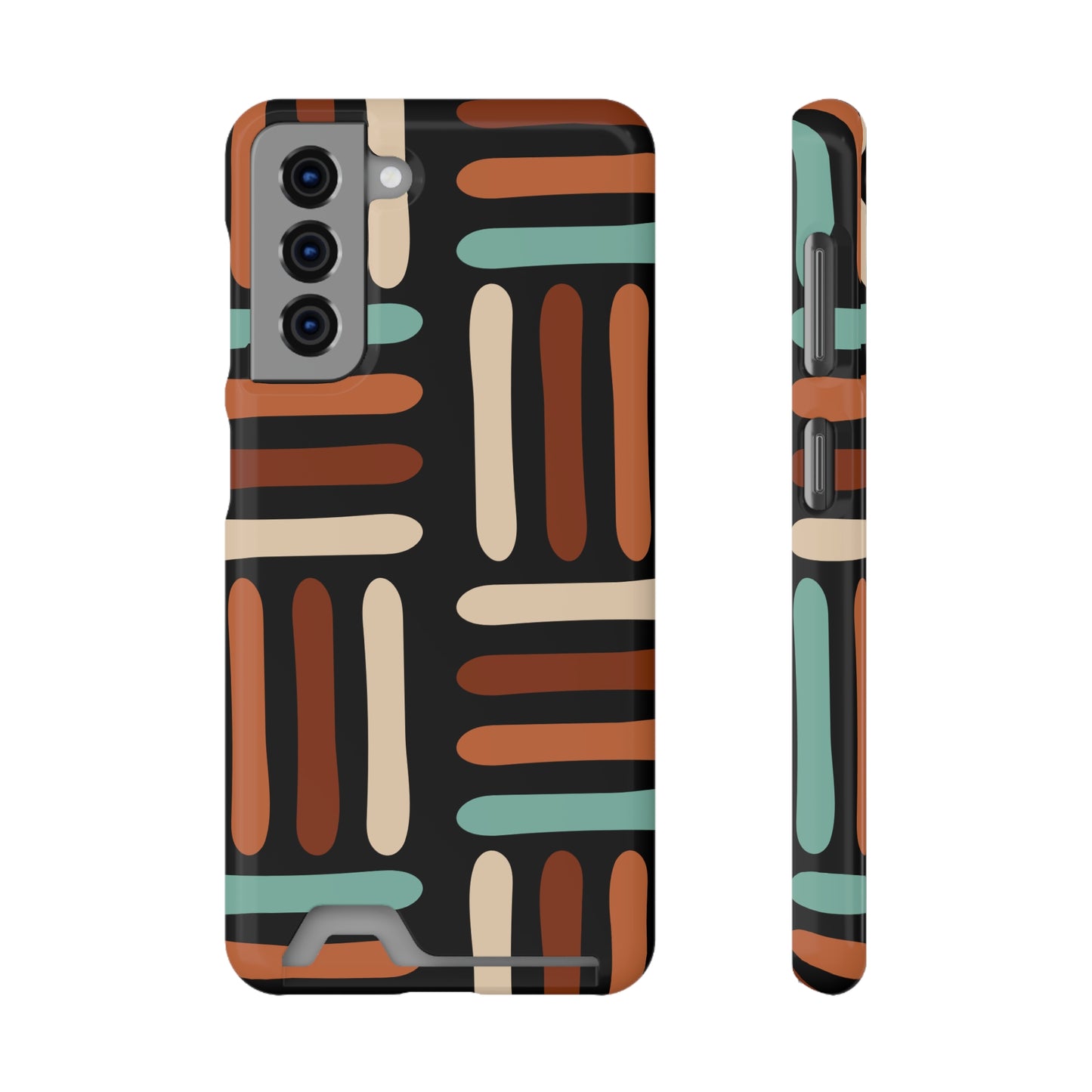 Ethnic Phone Case with Card Holder - Unique Phone Cases - Ethnic Print Phone Case