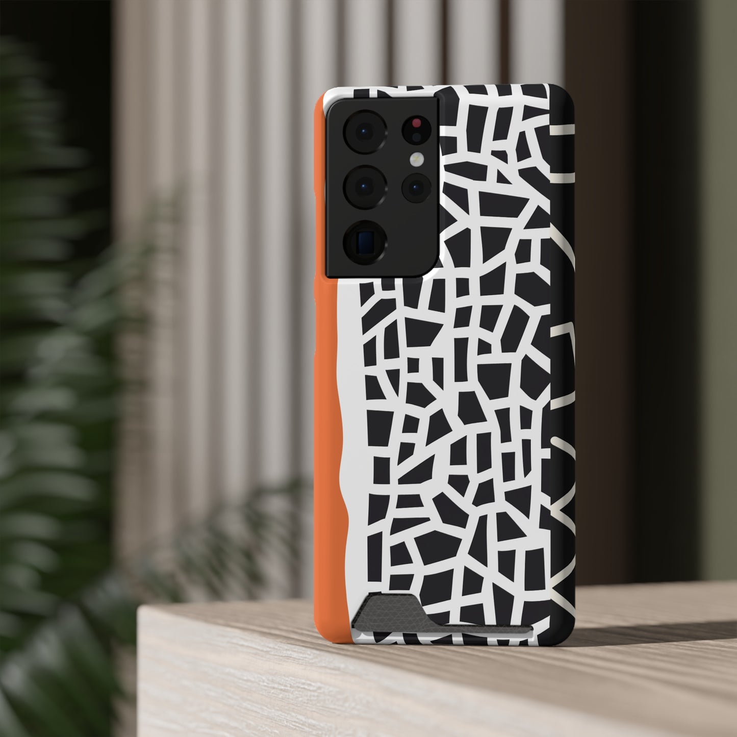 Ethnic Phone Case with Card Holder - Unique Phone Cases - Ethnic Print Phone Case