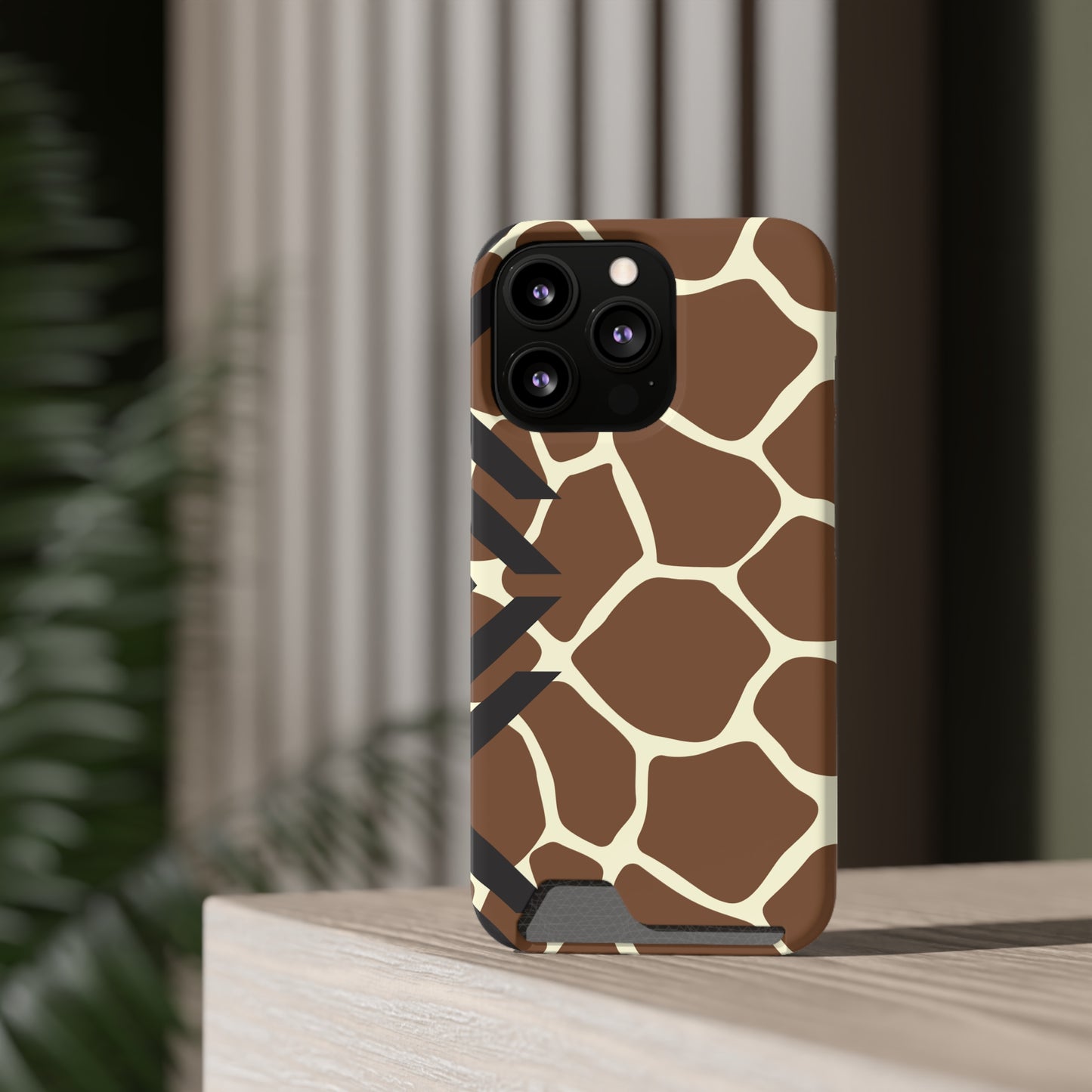 Ethnic Phone Case with Card Holder - Unique Phone Cases - Ethnic Print Phone Case