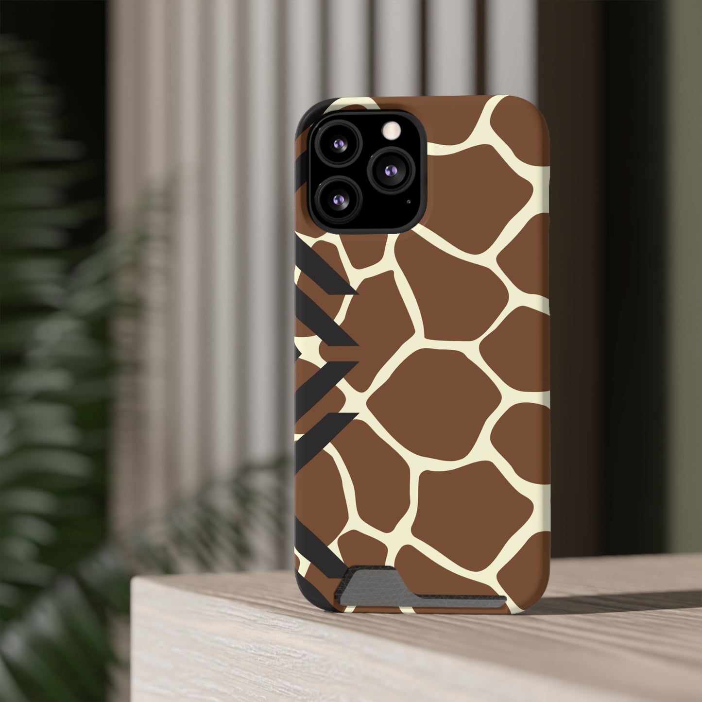 Ethnic Phone Case with Card Holder - Unique Phone Cases - Ethnic Print Phone Case
