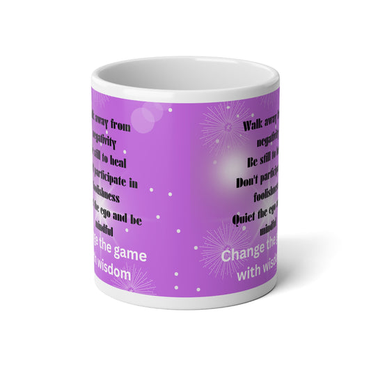 Jumbo Mug (20oz) "Walk Away From Negativity" - Jumbo Mug, 20oz