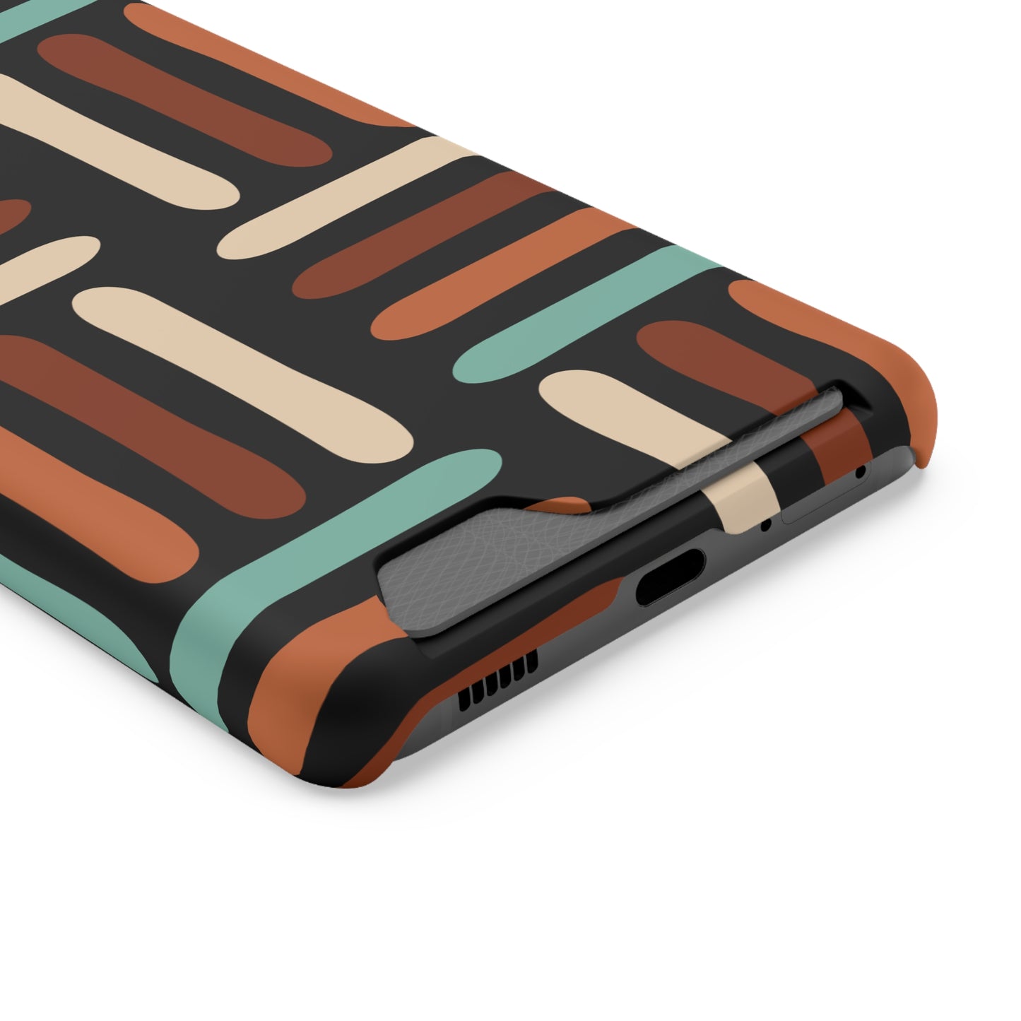 Ethnic Phone Case with Card Holder - Unique Phone Cases - Ethnic Print Phone Case