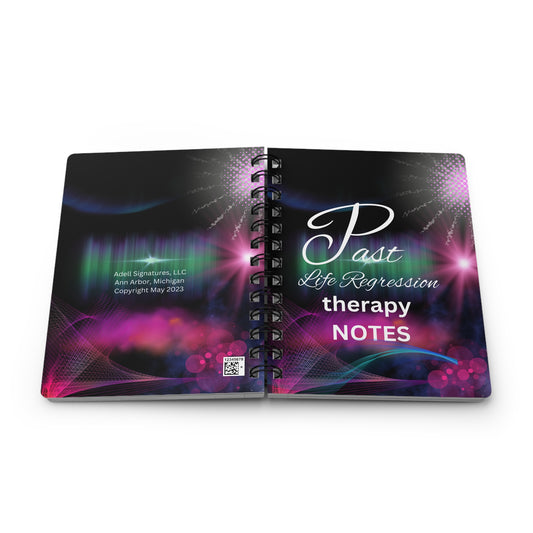 Enchanted Zeal™ "Past Life Regression Therapy Notes" - Spiral Bound Journal