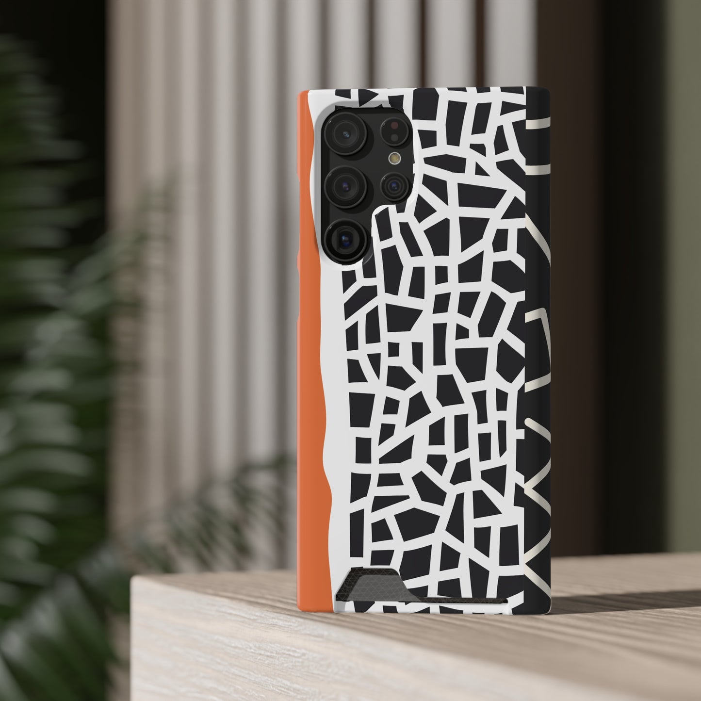Ethnic Phone Case with Card Holder - Unique Phone Cases - Ethnic Print Phone Case