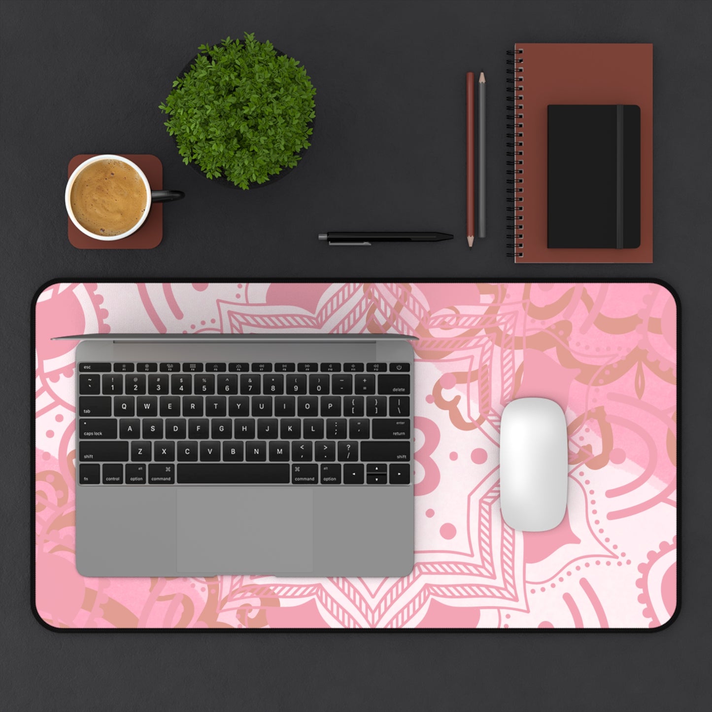 Beautiful Floral Print - Desk Mat - Office - Study - Gifts - Household Items